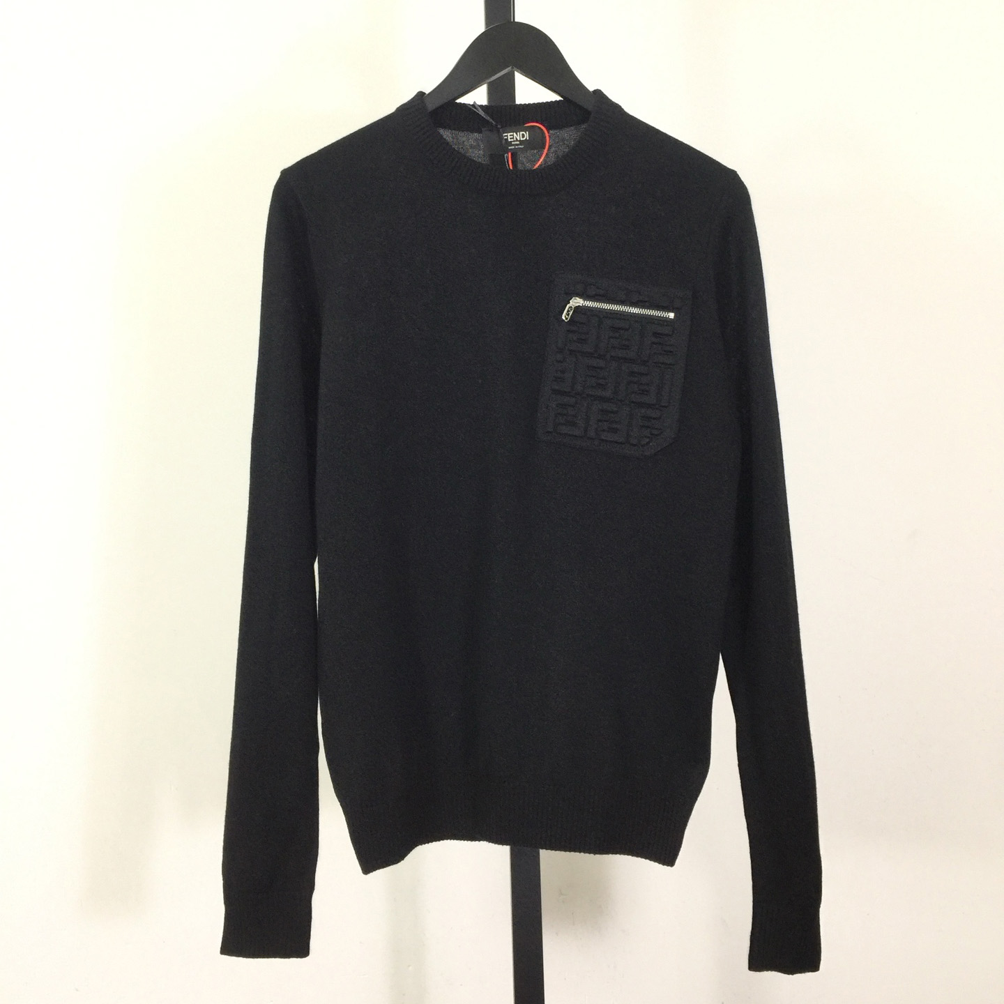 Fendi Black Wool Pullover - DesignerGu