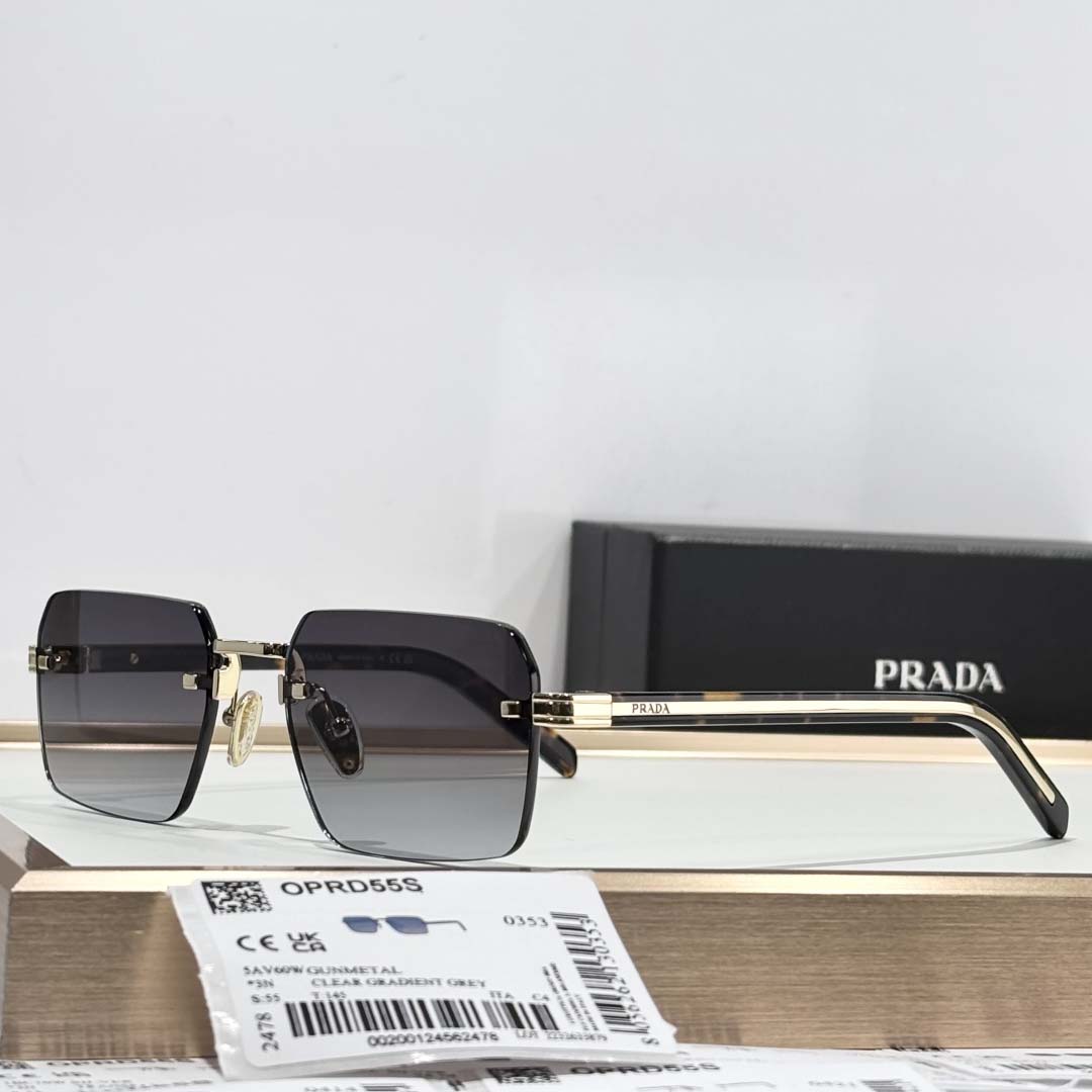Prada SPR D55S Sunglasses     - DesignerGu