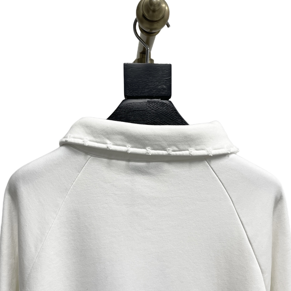 Miu Miu Logo-patch Polo Sweatshirt   60037 - DesignerGu