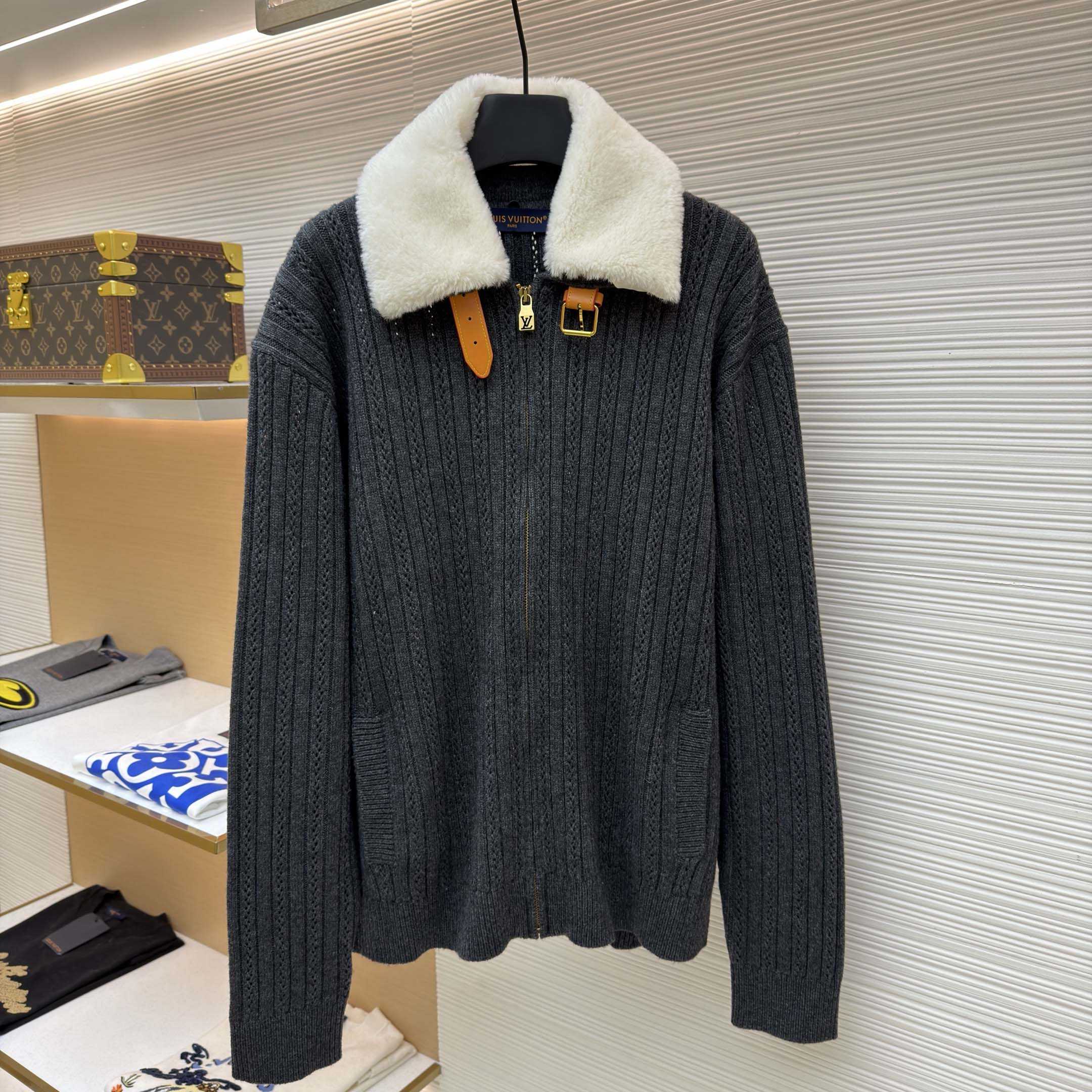 Louis Vuitton Cashmere-Wool Blouson    1AJBU9 - DesignerGu
