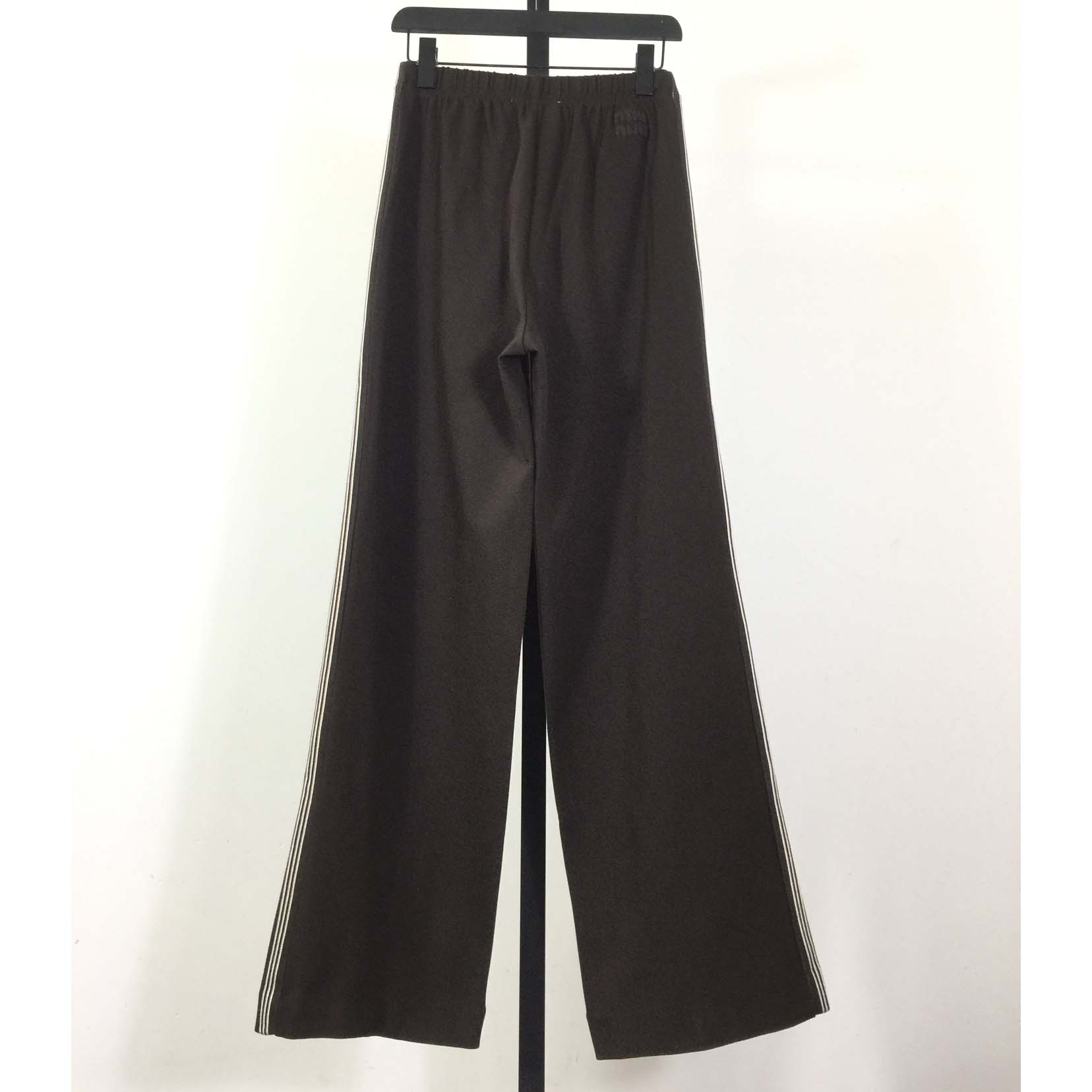 Miu Miu Fabric Stitch Knit Pants - DesignerGu