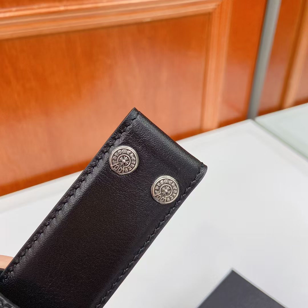 Chrome Hearts Leather Belt   - DesignerGu