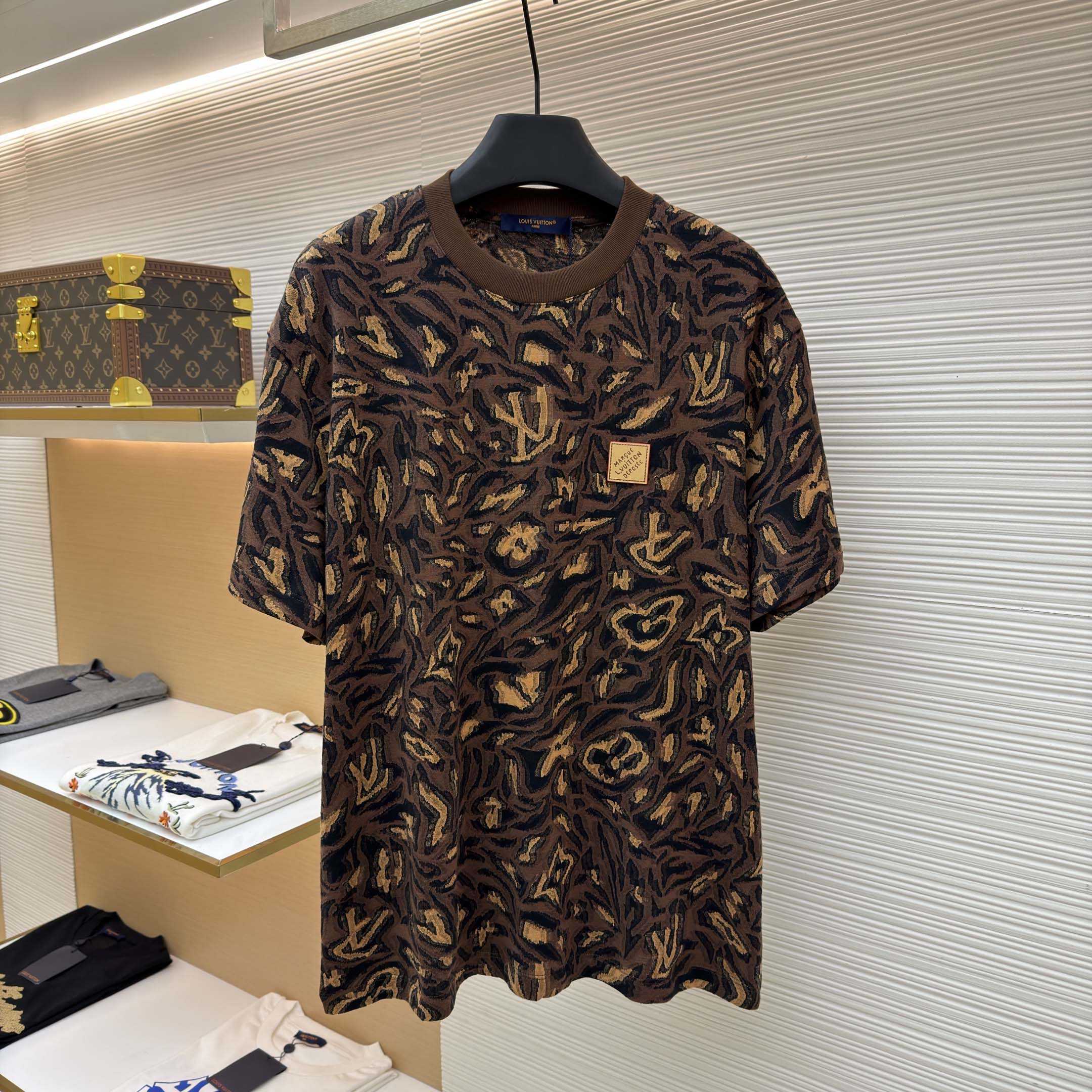 Louis Vuitton Jacquard T-Shirt   1AIMK7 - DesignerGu