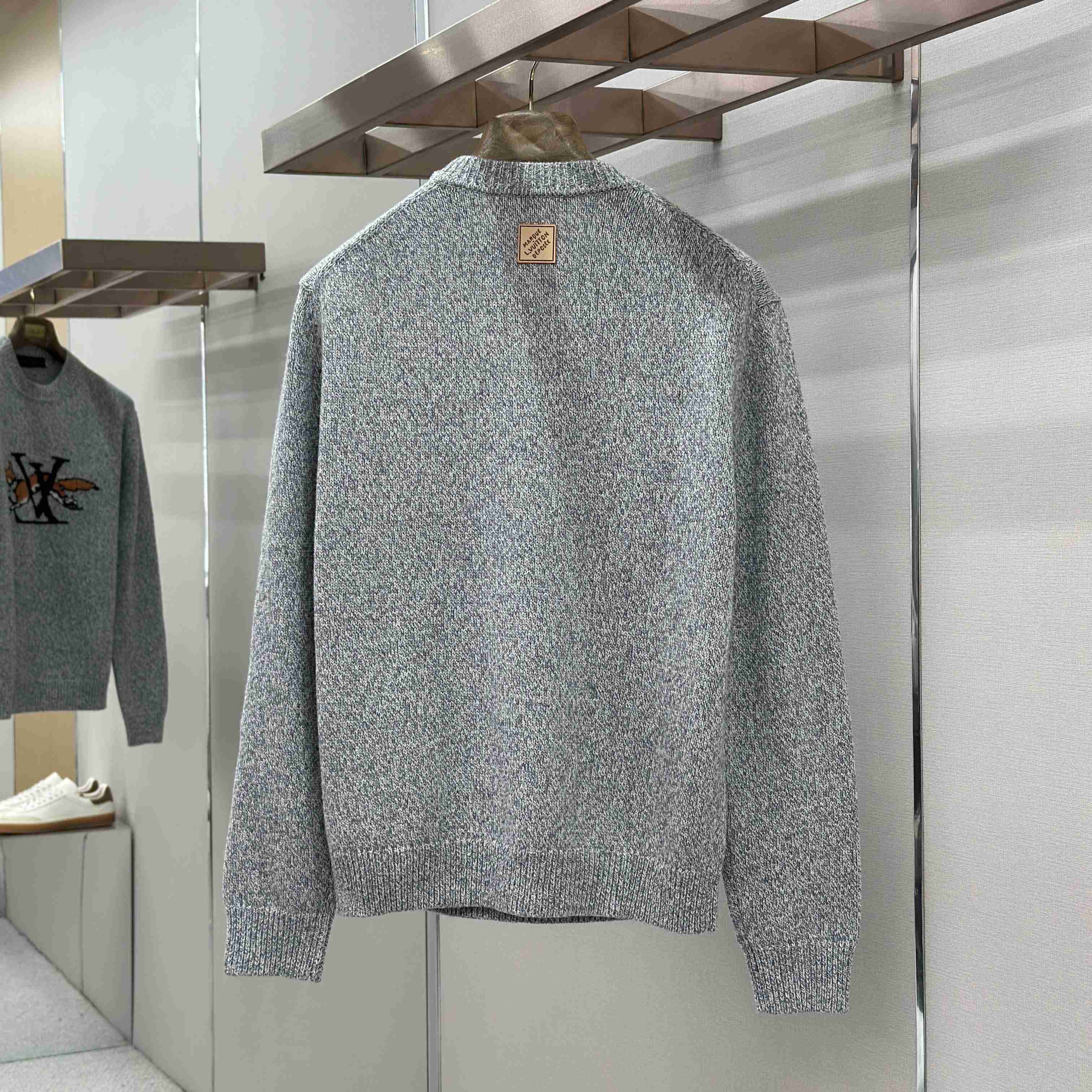 Louis Vuitton Chunky Wool-Cashmere Crewneck    - DesignerGu