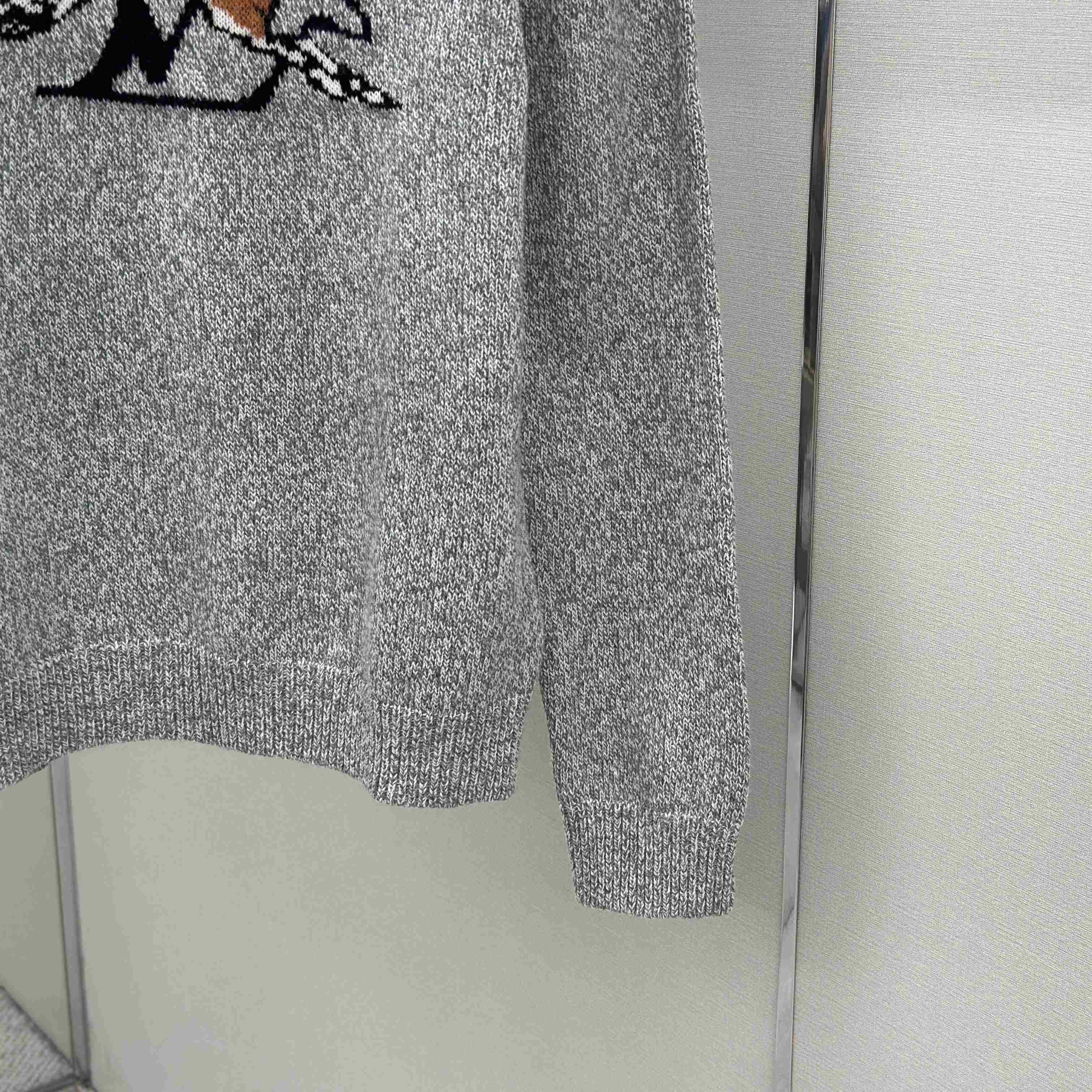 Louis Vuitton Chunky Wool-Cashmere Crewneck    - DesignerGu