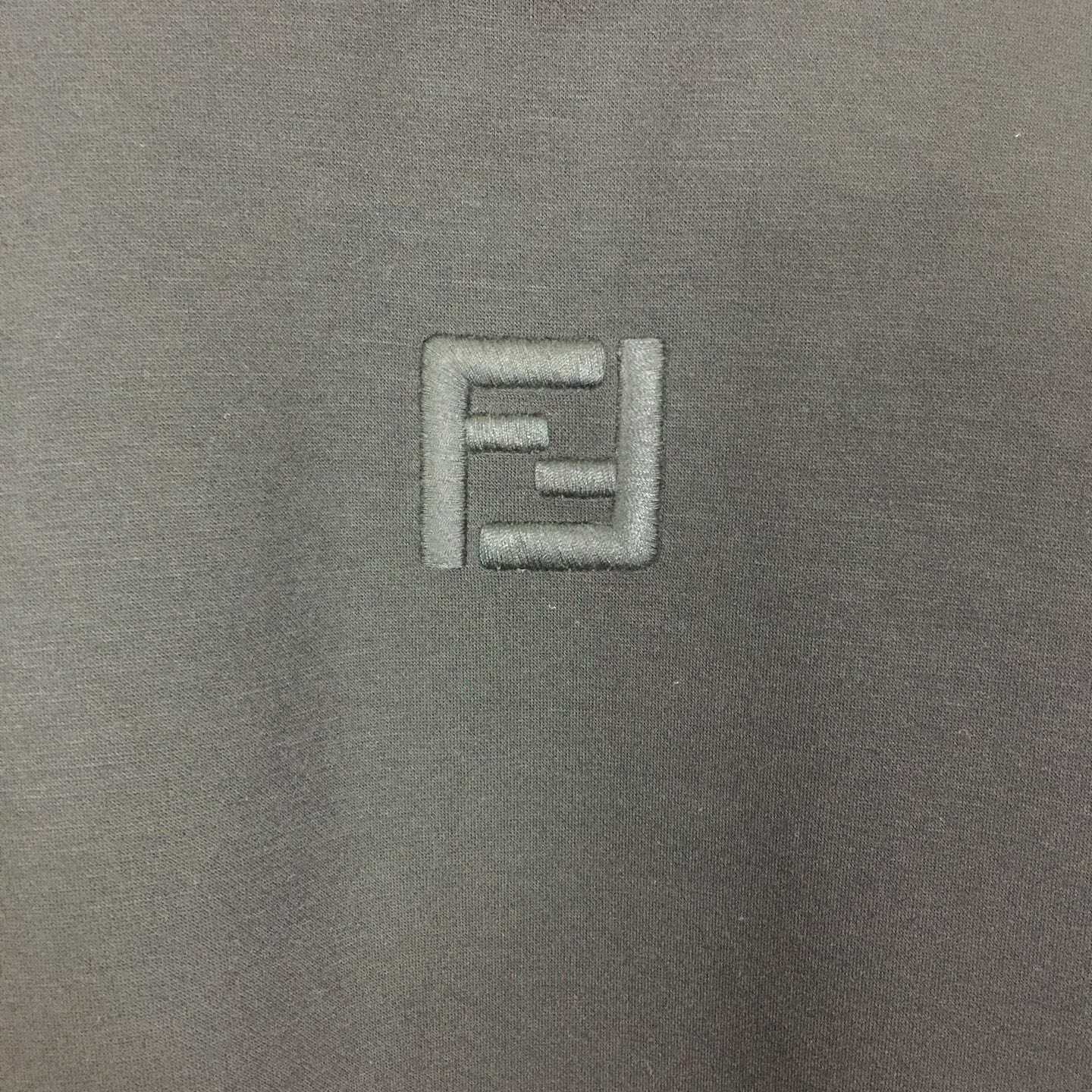 Fendi Black Cotton Sweatshirt - DesignerGu