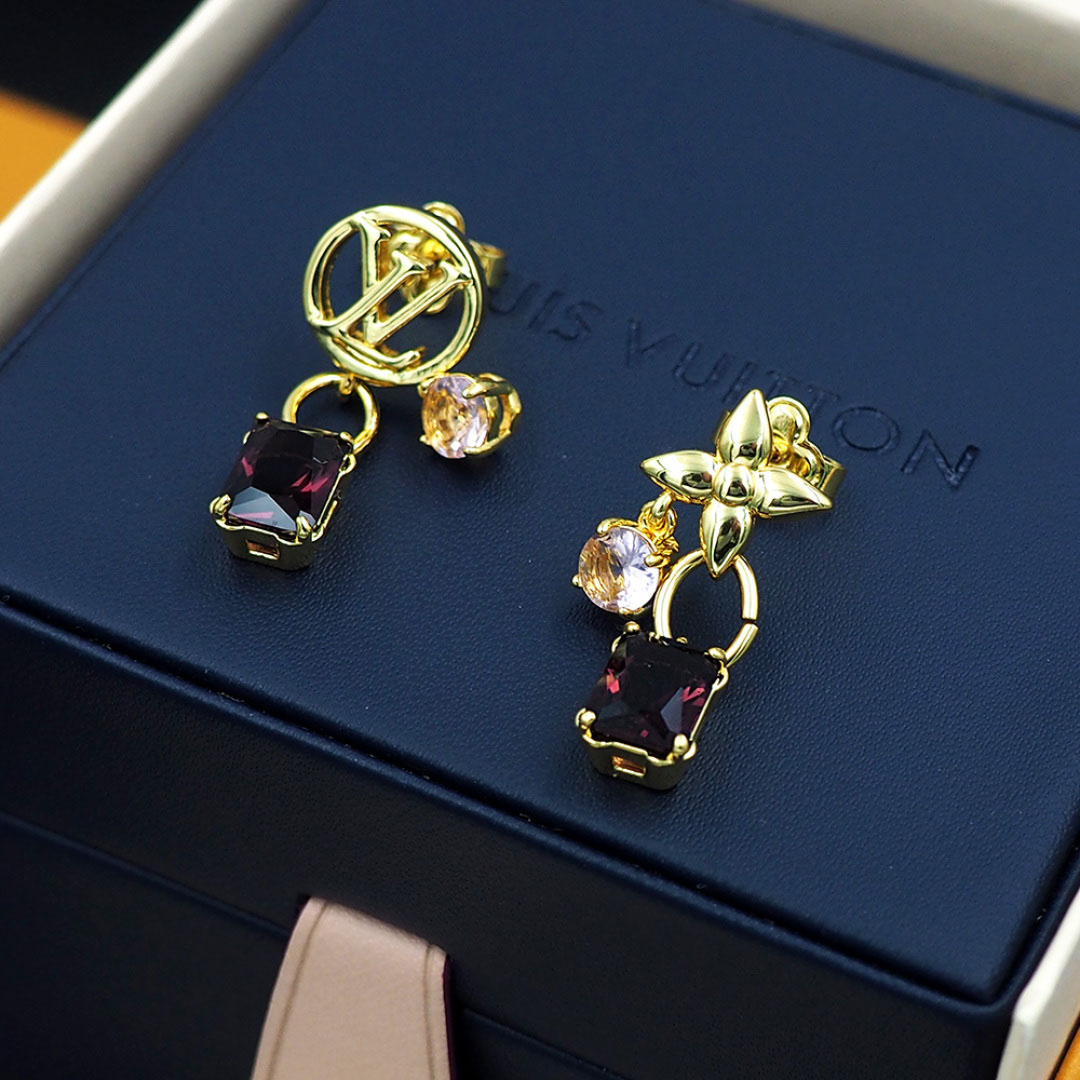 Louis Vuitton Circle Heirloom Earrings - DesignerGu