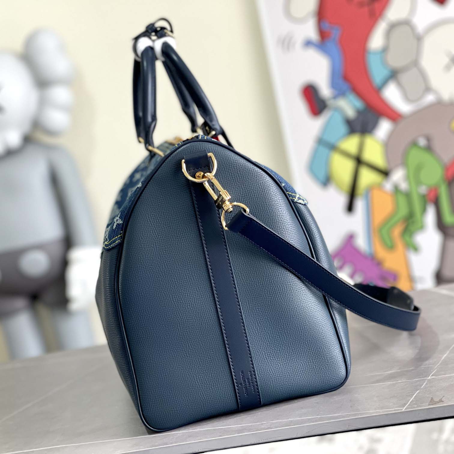 Louis Vuitton Nigo Keepall Bandouliere   50 - DesignerGu