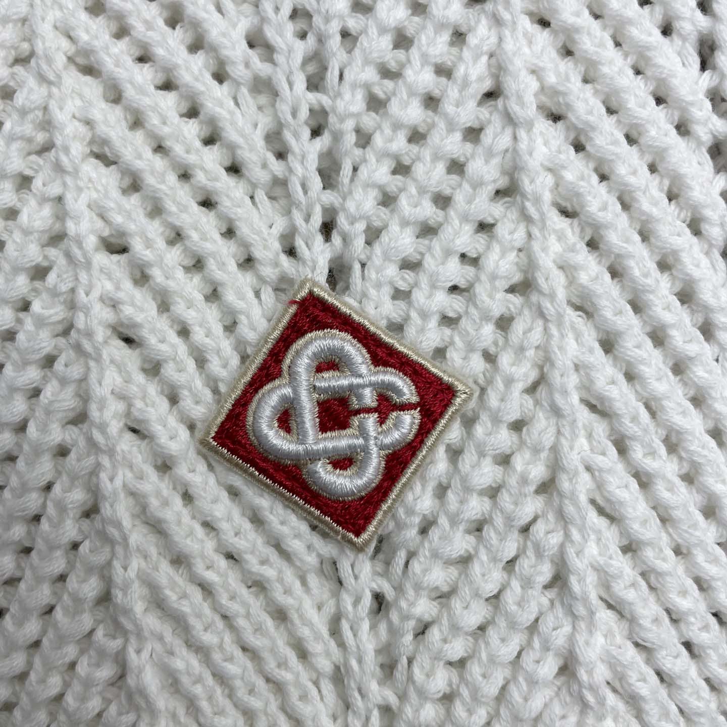 Casablanca Chevron Faux Crochet Shorts   Z6030 - DesignerGu