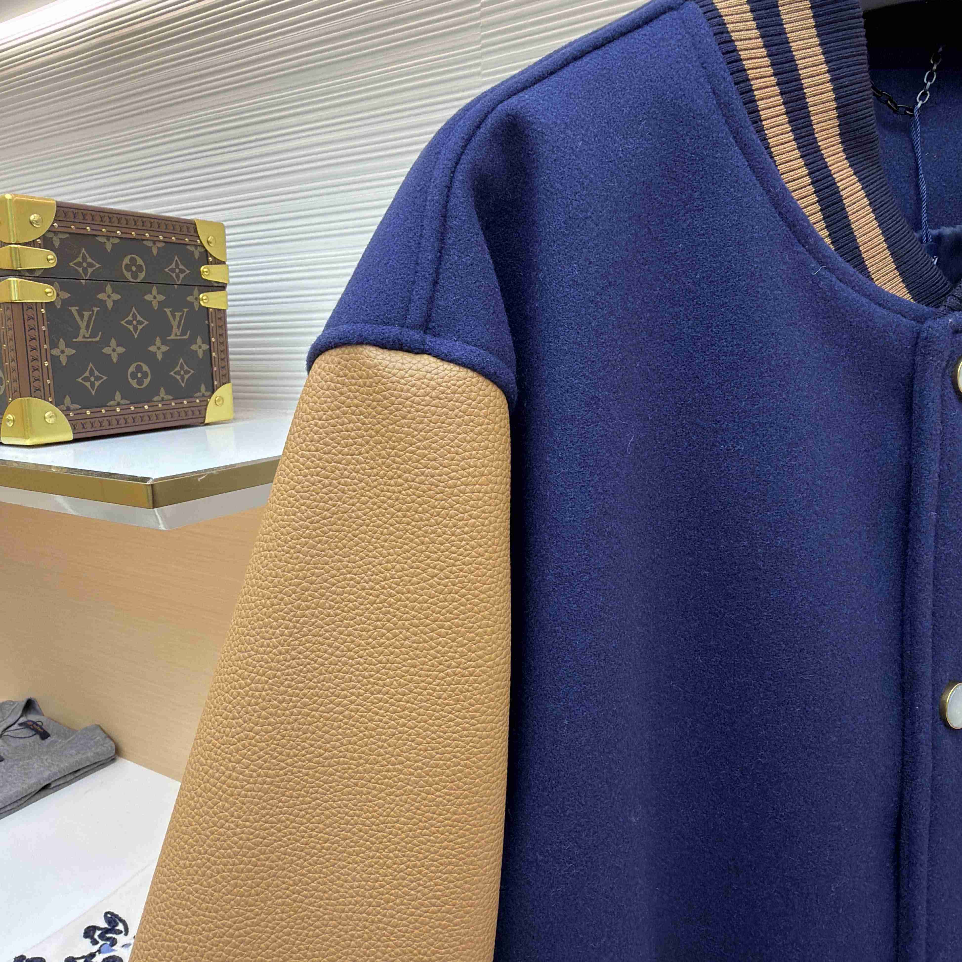 Louis Vuitton Embellished Varsity Jacket   1AJUZ7 - DesignerGu