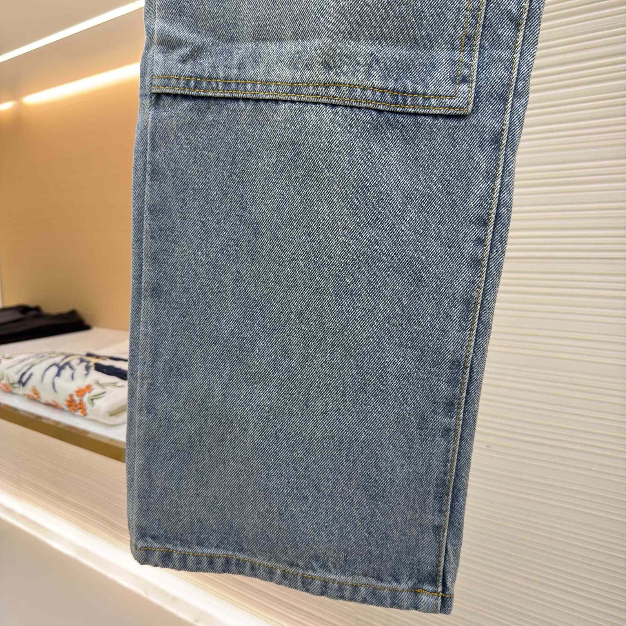 Louis Vuitton Denim Carpenter Pants    1AJBKQ - DesignerGu