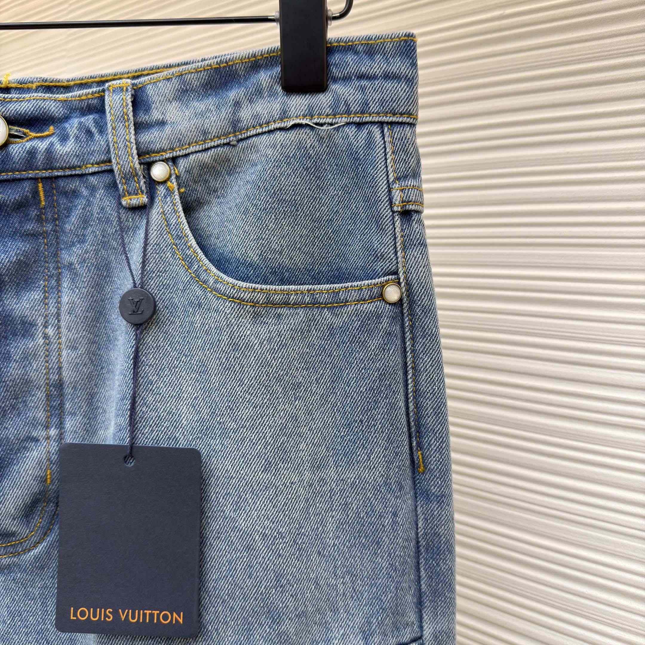 Louis Vuitton Denim Carpenter Pants    1AJBKQ - DesignerGu