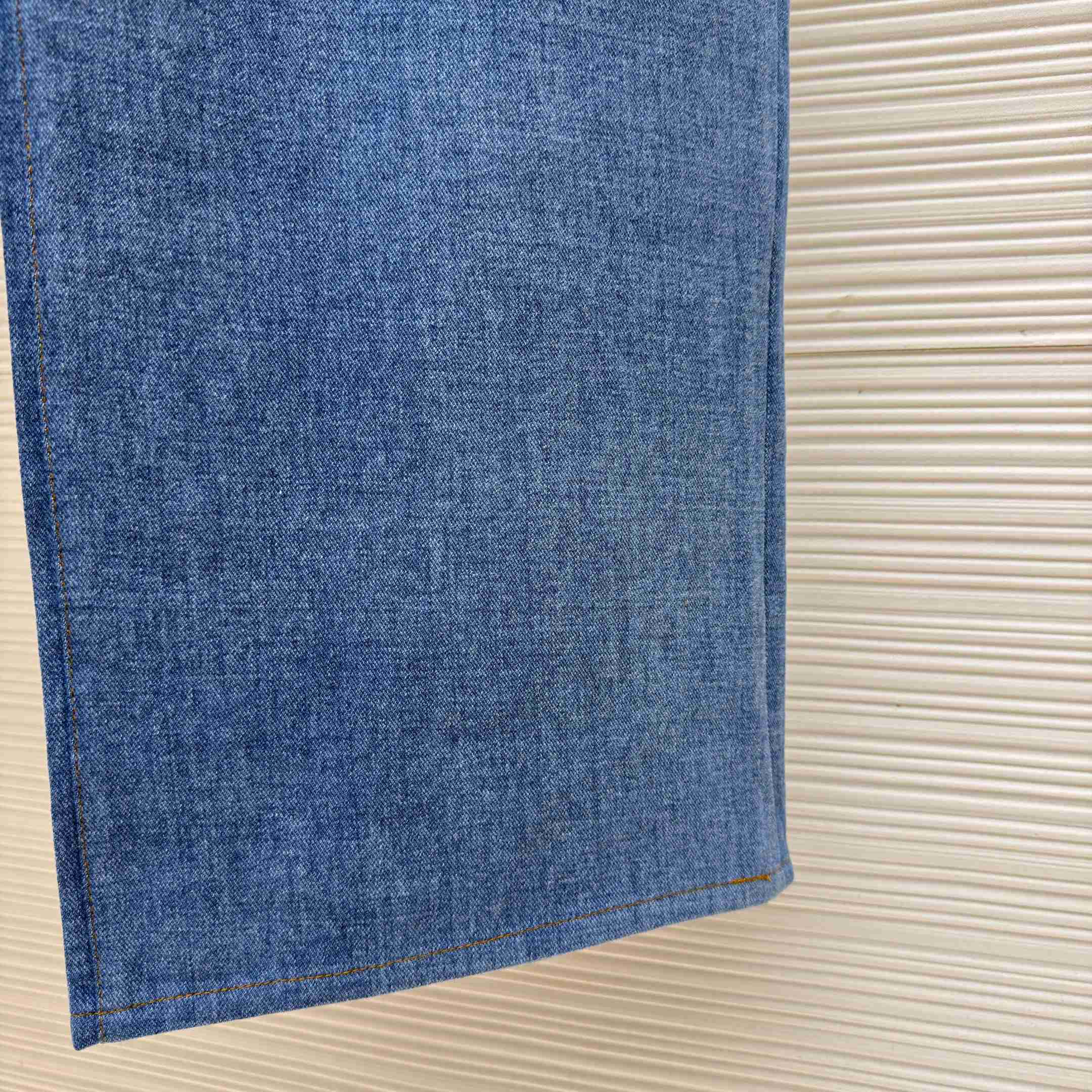 Louis Vuitton Silk Blend Denim Pants 1AJSK5 - DesignerGu