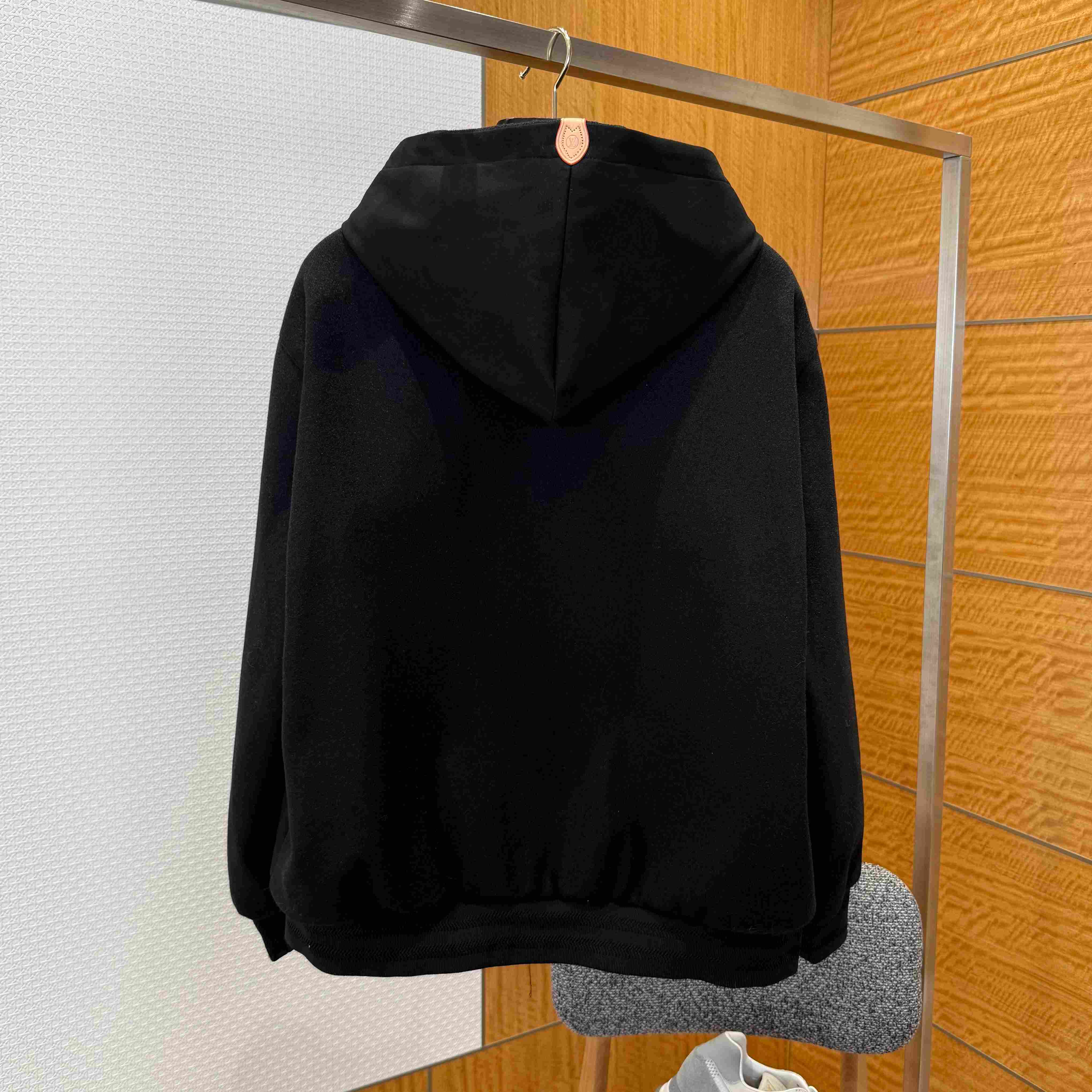 Louis Vuitton Leather Mix Hooded Blouson 1AJSN8 - DesignerGu