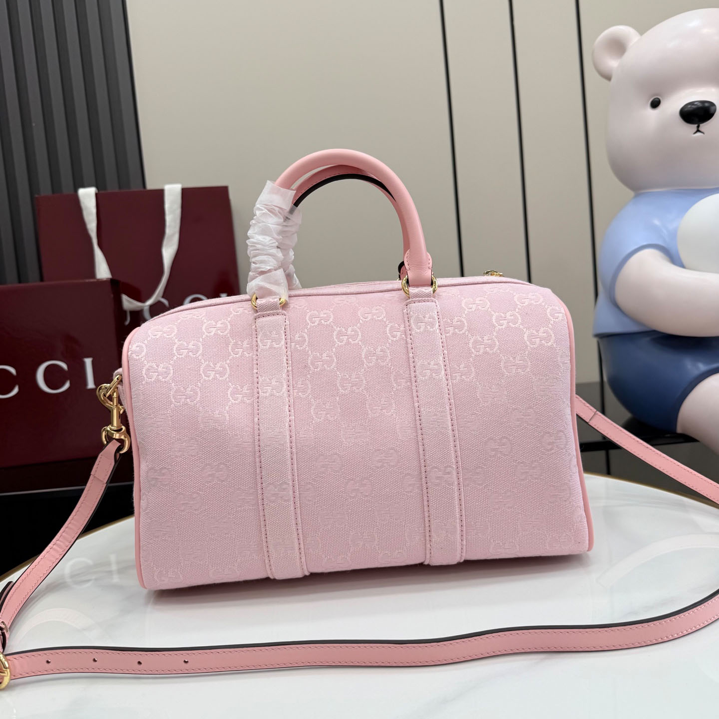 Gucci Ophidia Medium Boston Bag 857595 - DesignerGu