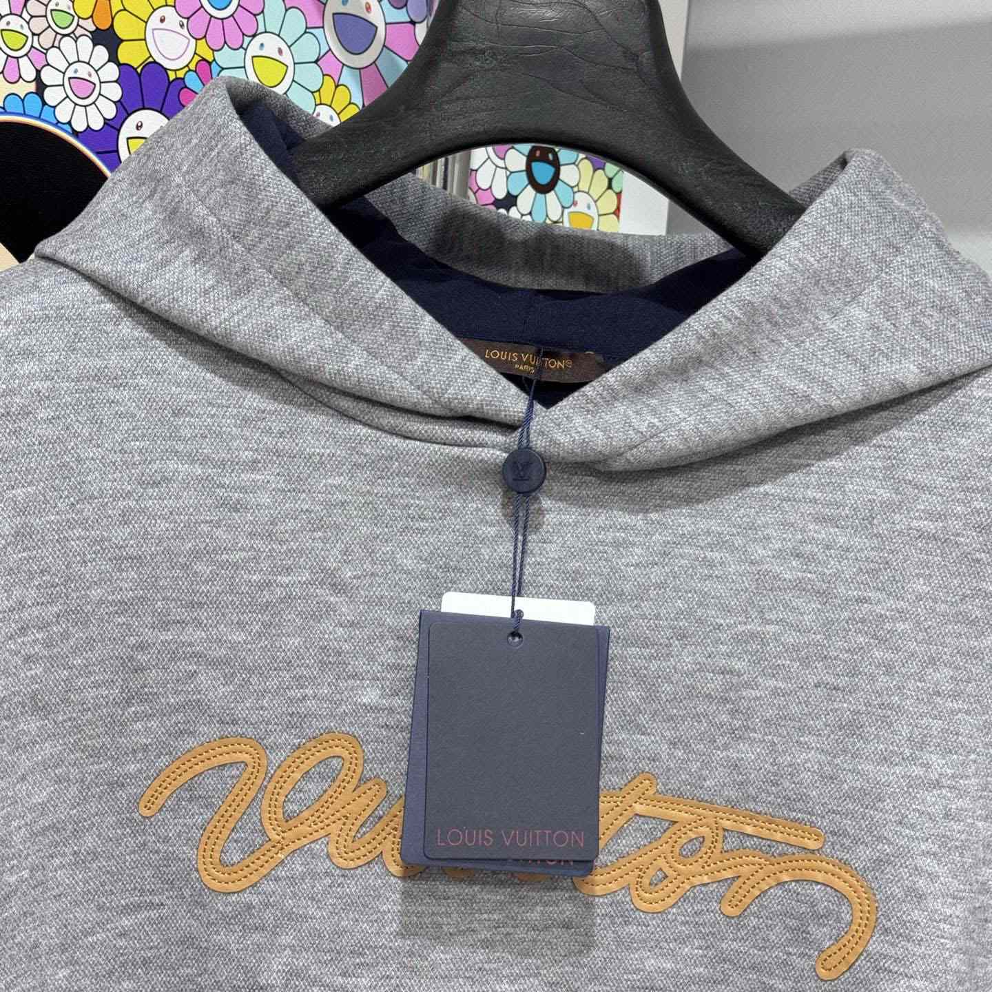 Louis Vuitton Signature Double Face Cashmere Hoodie   1AJSNW - DesignerGu