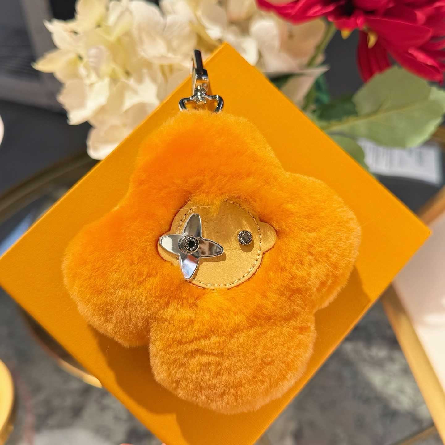 Louis Vuitton Vivienne Shearling Bag Charm   - DesignerGu