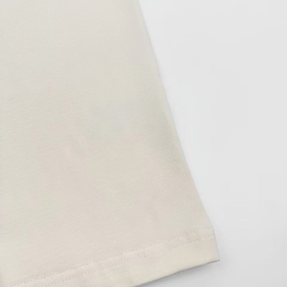 AMI Paris White Cotton Ami De Coeur T-shirt - DesignerGu