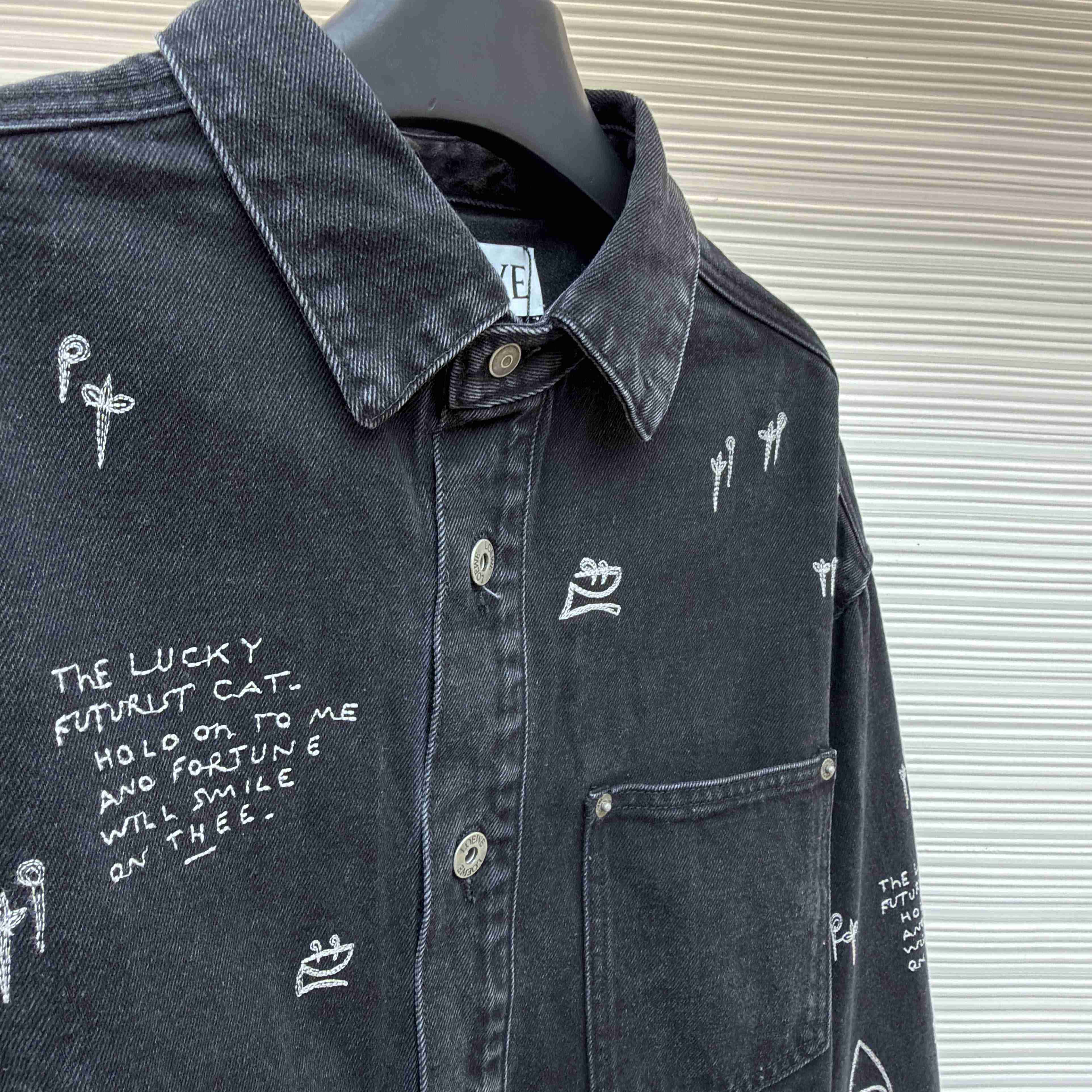 Loewe Overshirt In Denim - DesignerGu