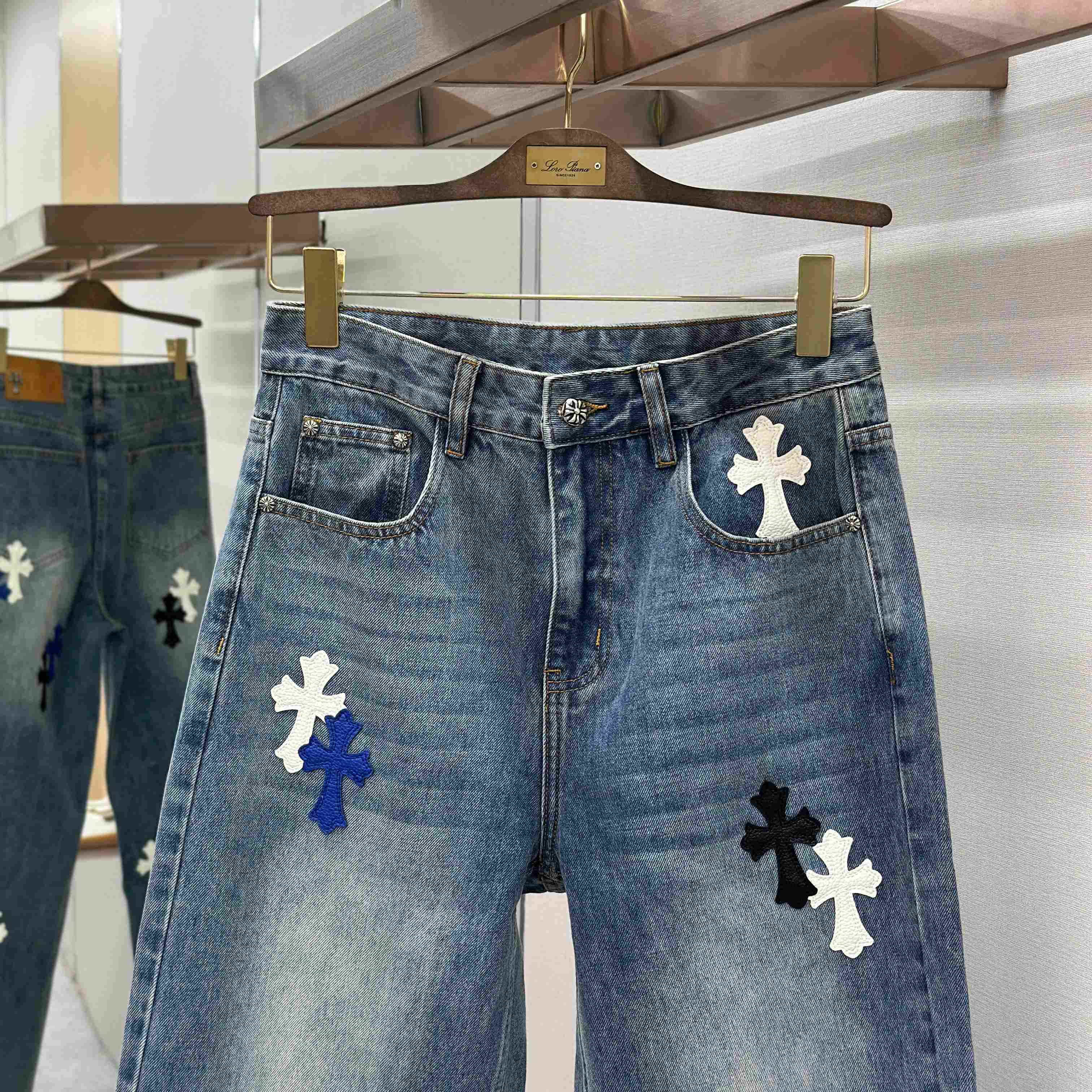 Chrome Hearts Jeans - DesignerGu