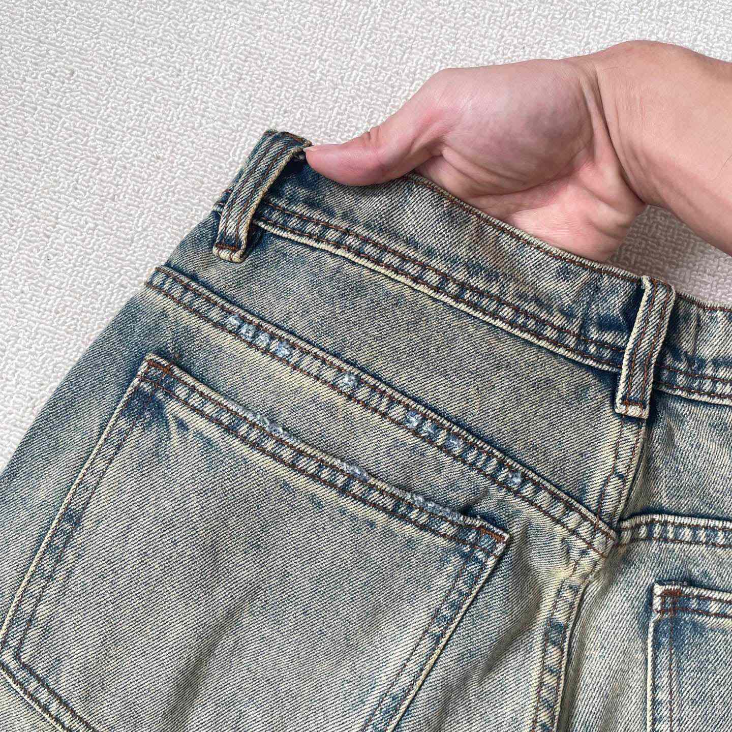 Enfants Riches Déprimés Corpse Pose Jeans 'Yellow Tint' - DesignerGu