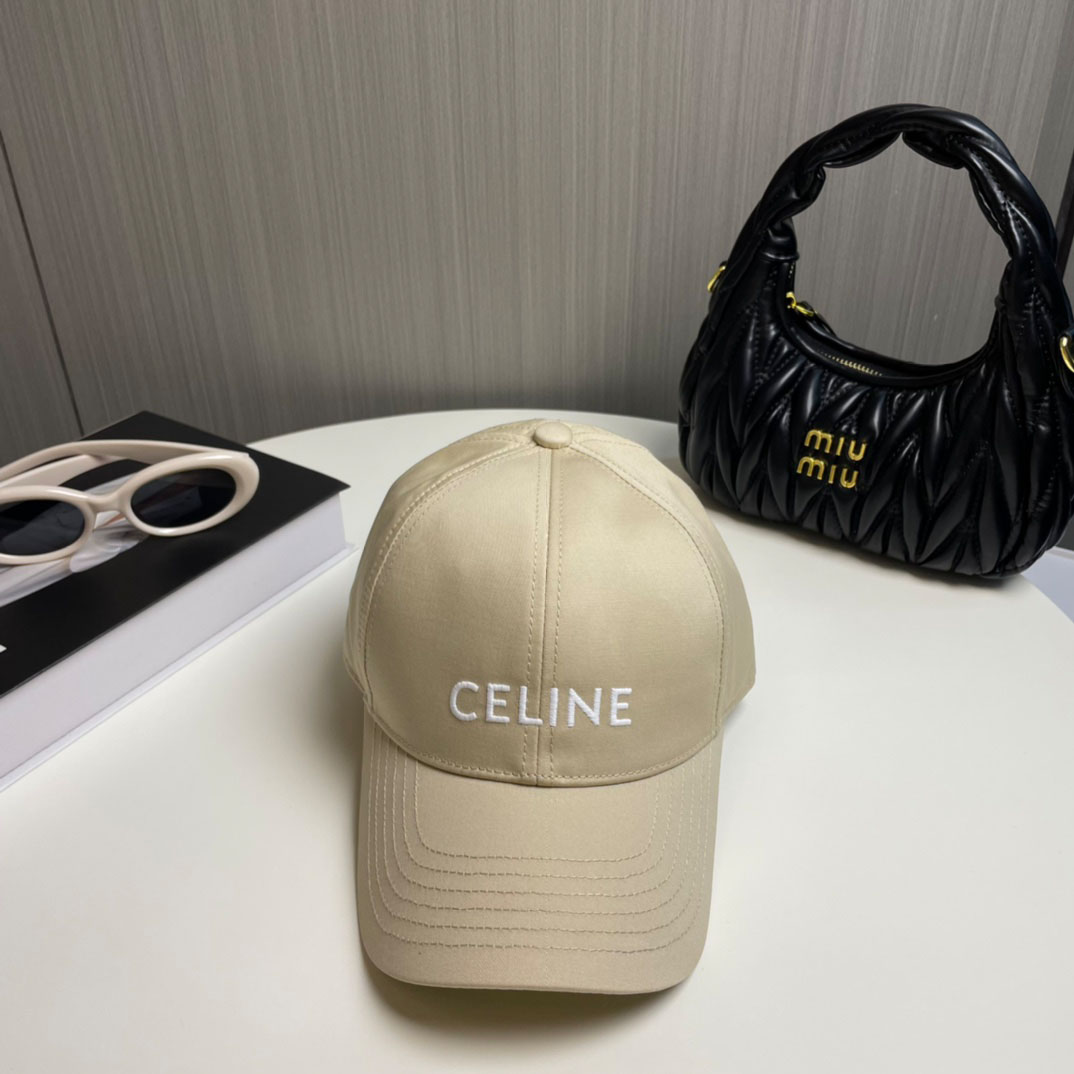 Celine Baseball Cap In Cotton - DesignerGu