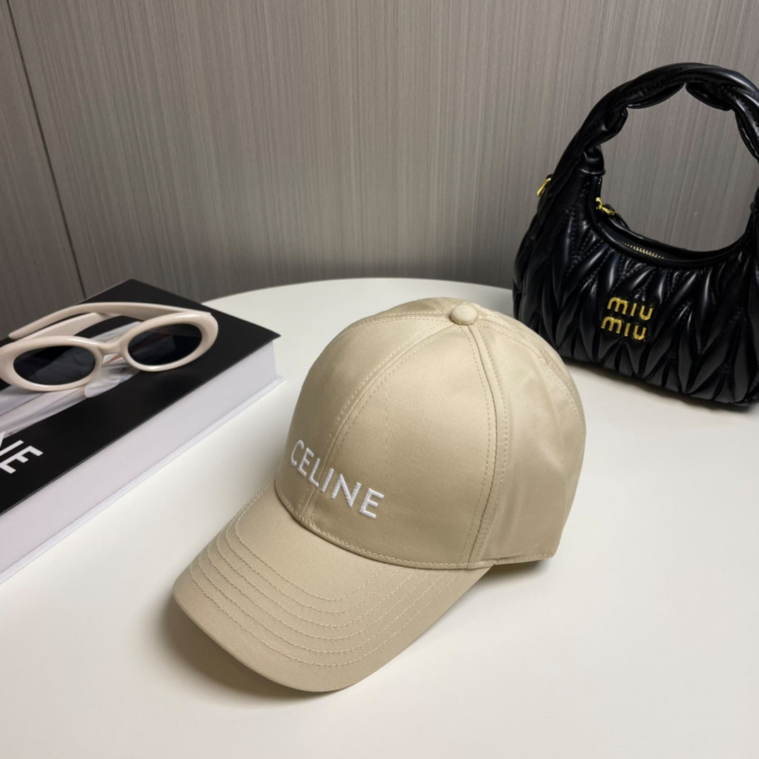 Celine Baseball Cap In Cotton - DesignerGu