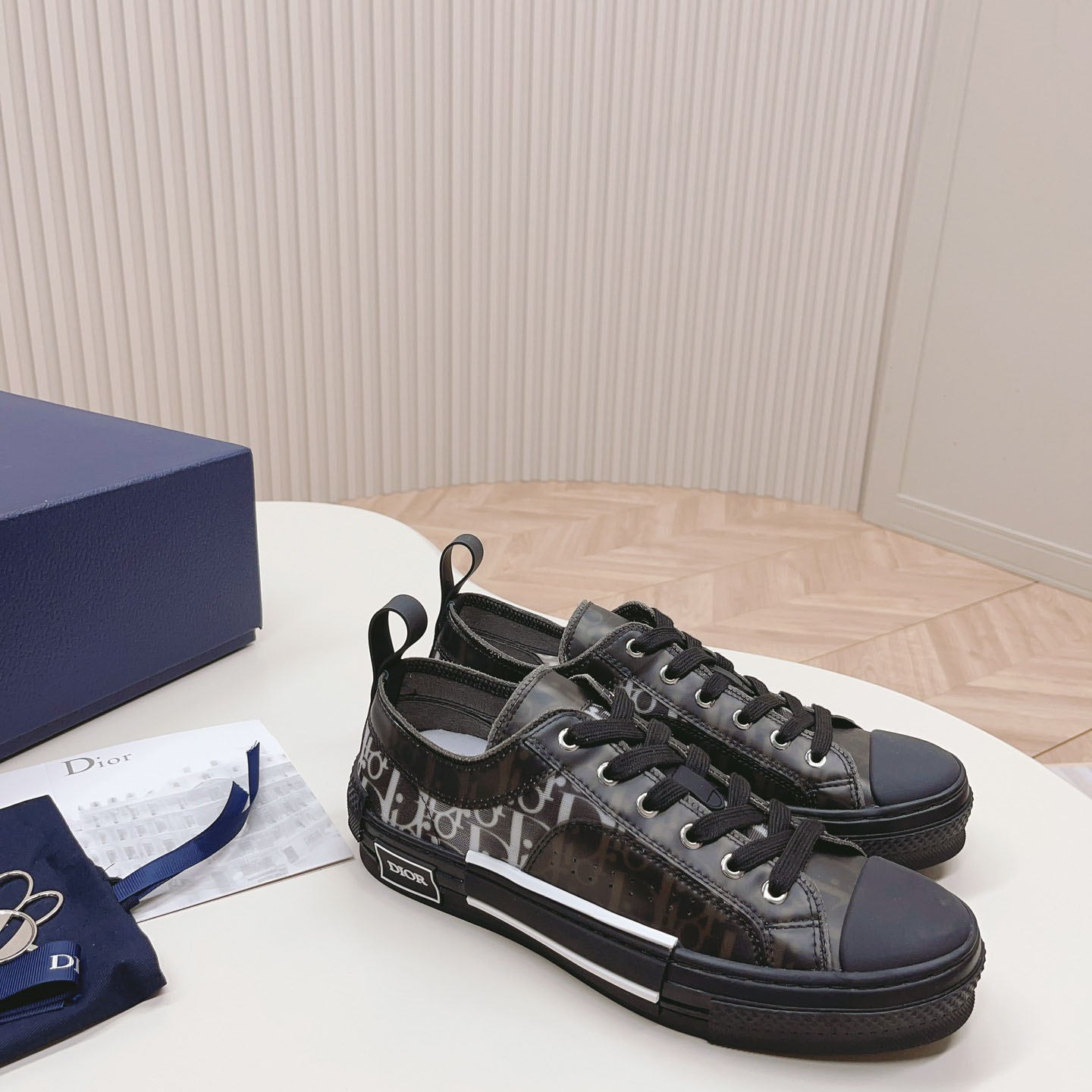 Dior B23 Low 'Dior Oblique - Black' - DesignerGu