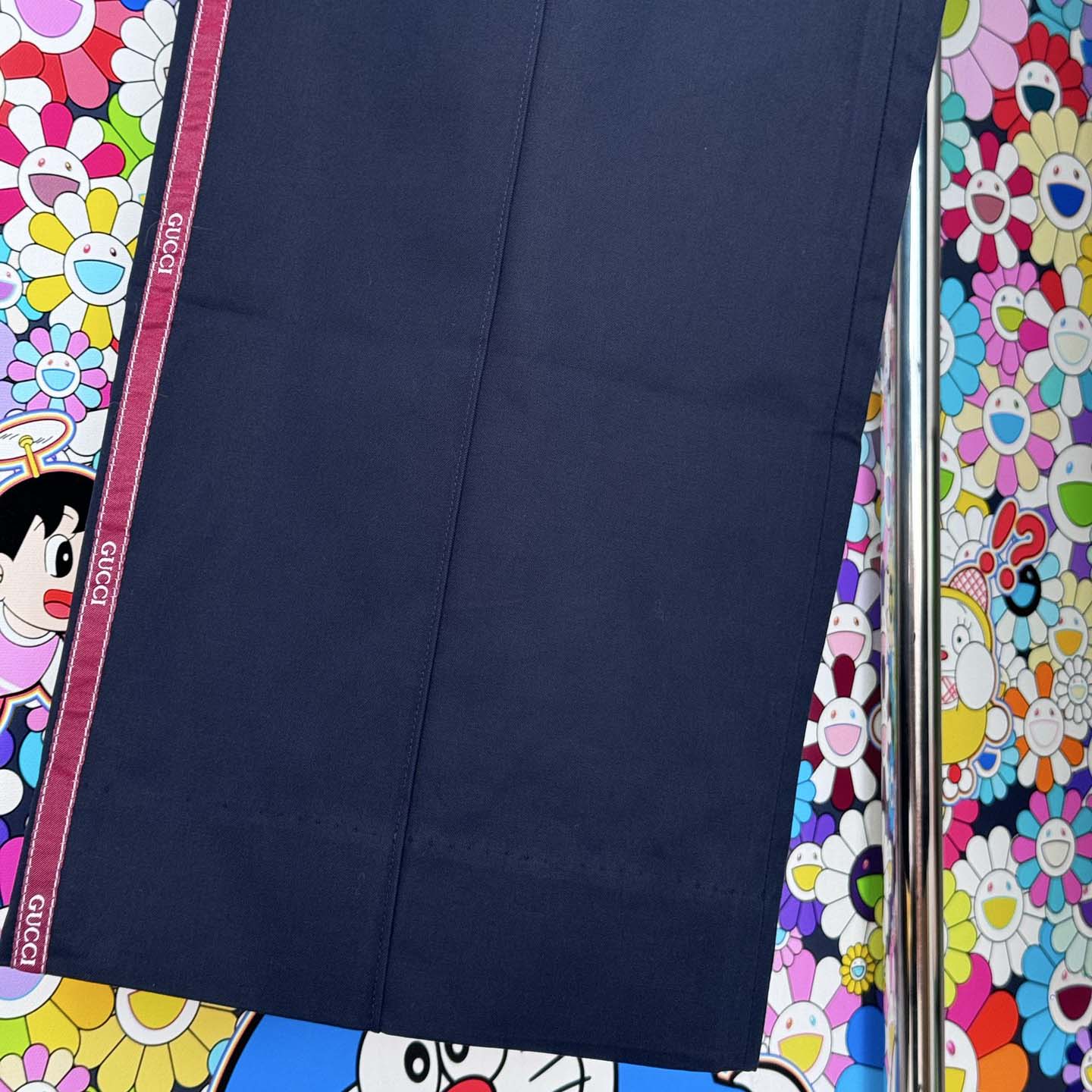 Gucci Selvedge Cotton Leisure Trousers - DesignerGu