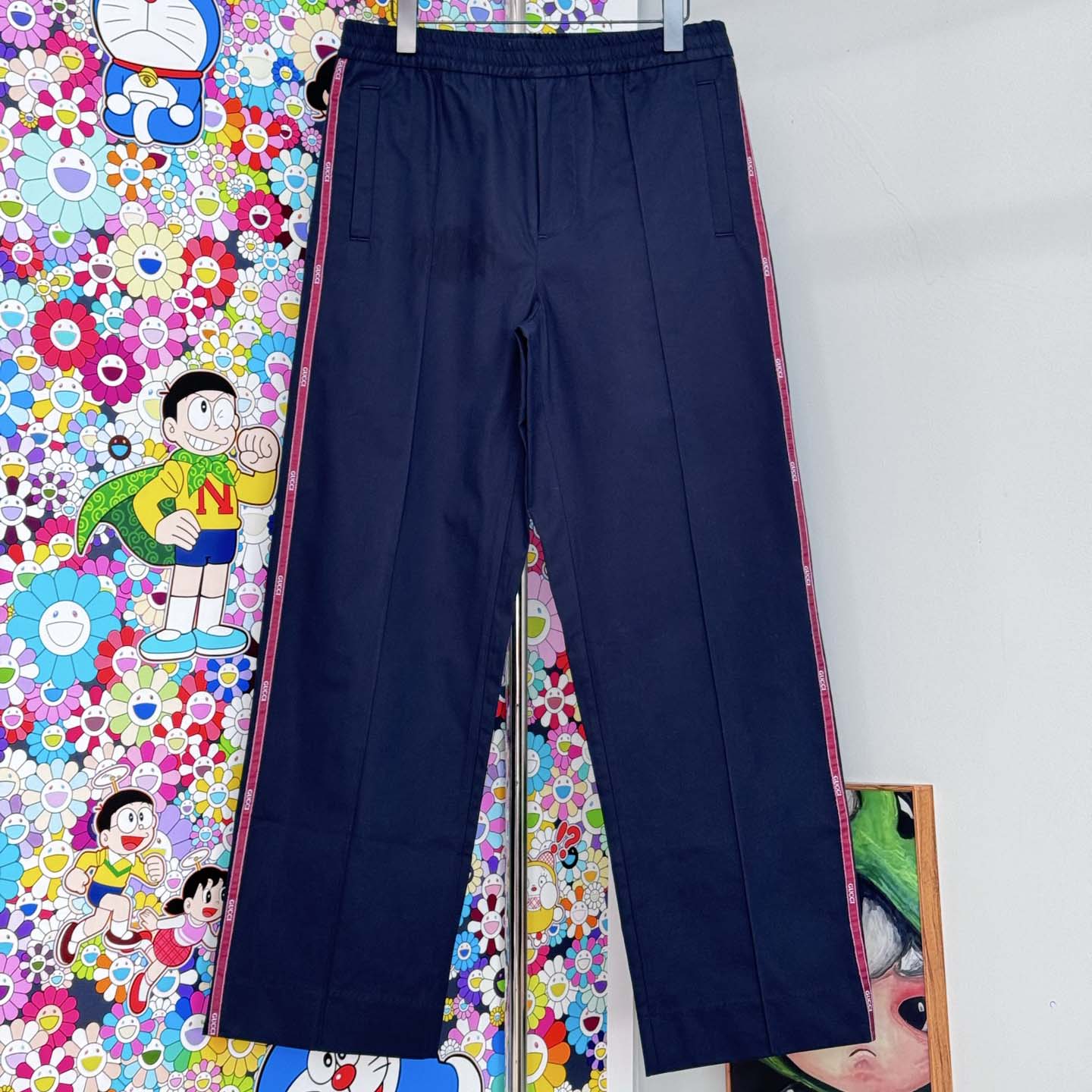 Gucci Selvedge Cotton Leisure Trousers - DesignerGu