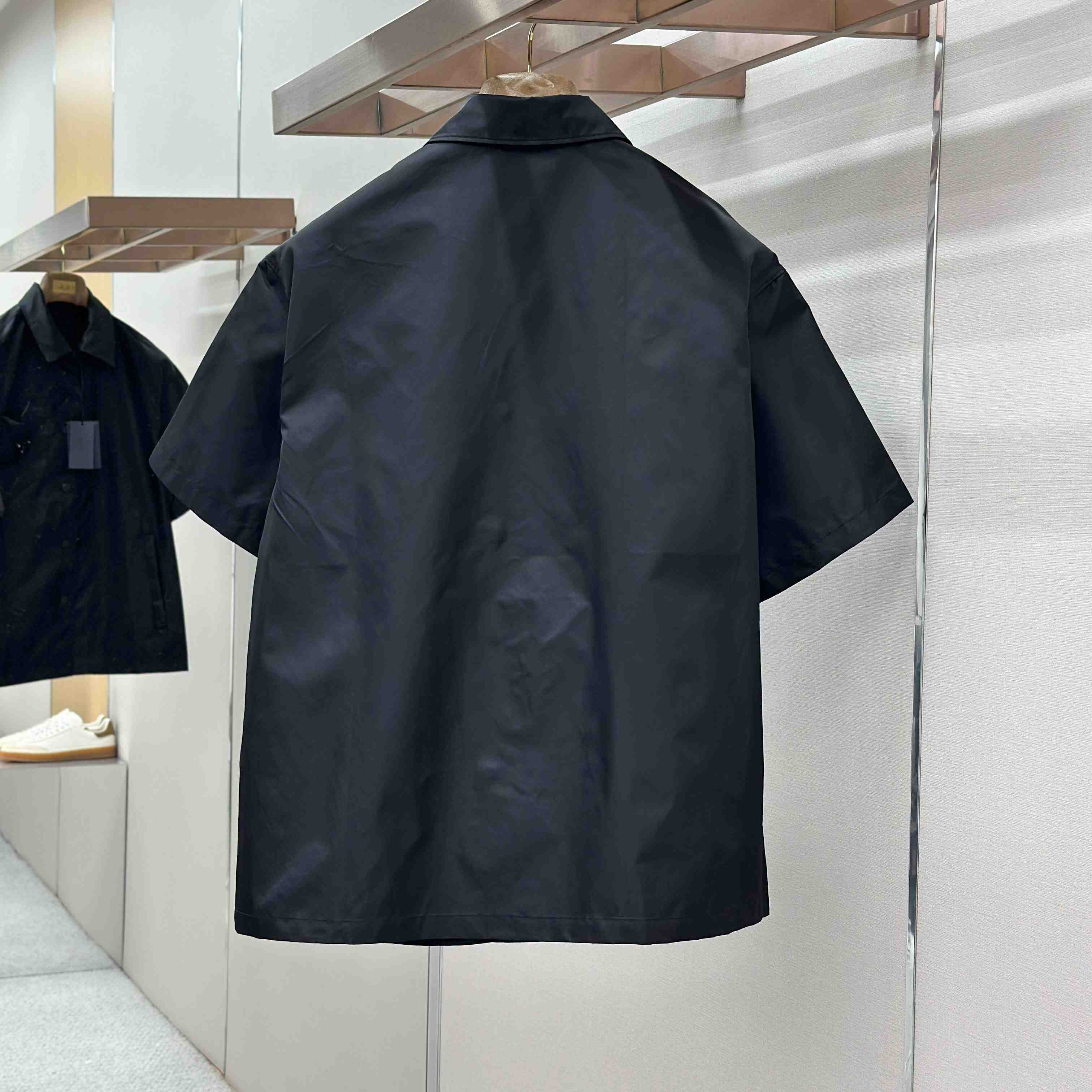 Prada Re-Nylon Short-Sleeved Shirt - DesignerGu