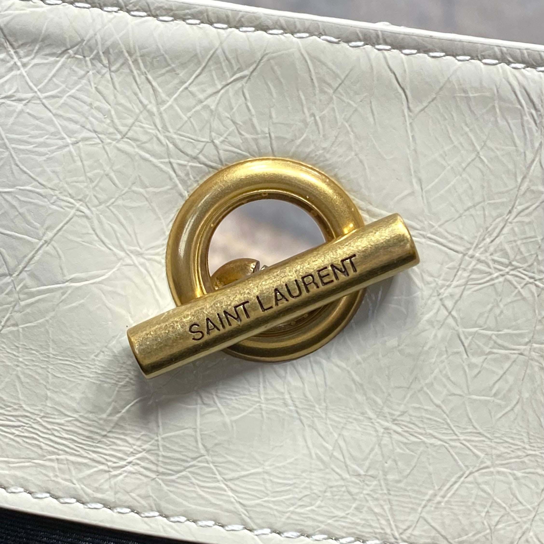 Saint Laurent Nini Shopping In Vintage Leather - DesignerGu