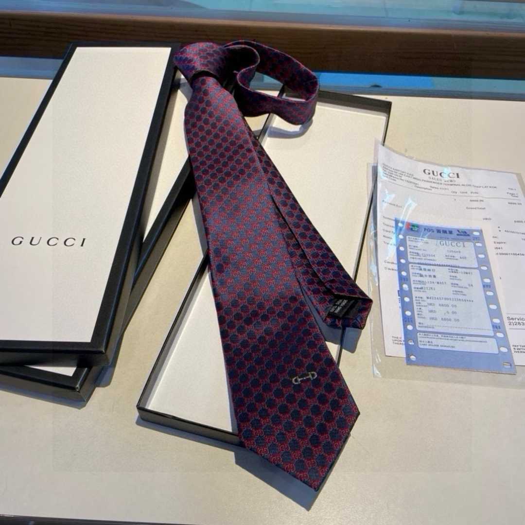 Gucci GG Silk Jacquard Tie - DesignerGu