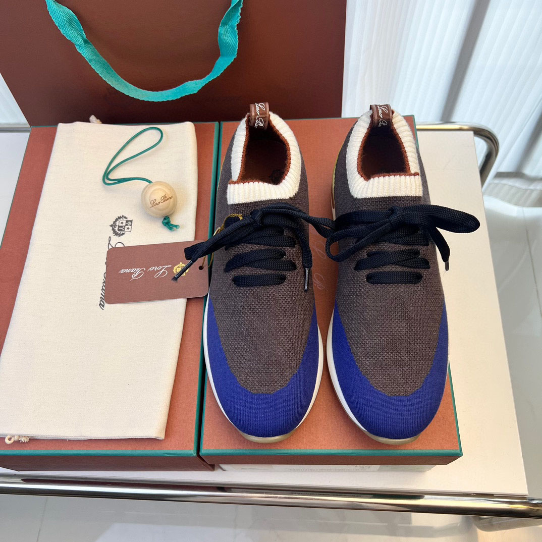 Loro Piana 360 Flexy Walk Colorama Wish Silk Sneakers - DesignerGu