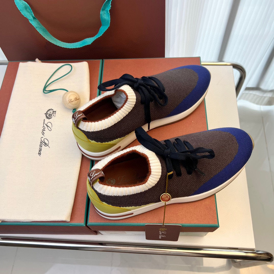 Loro Piana 360 Flexy Walk Colorama Wish Silk Sneakers - DesignerGu