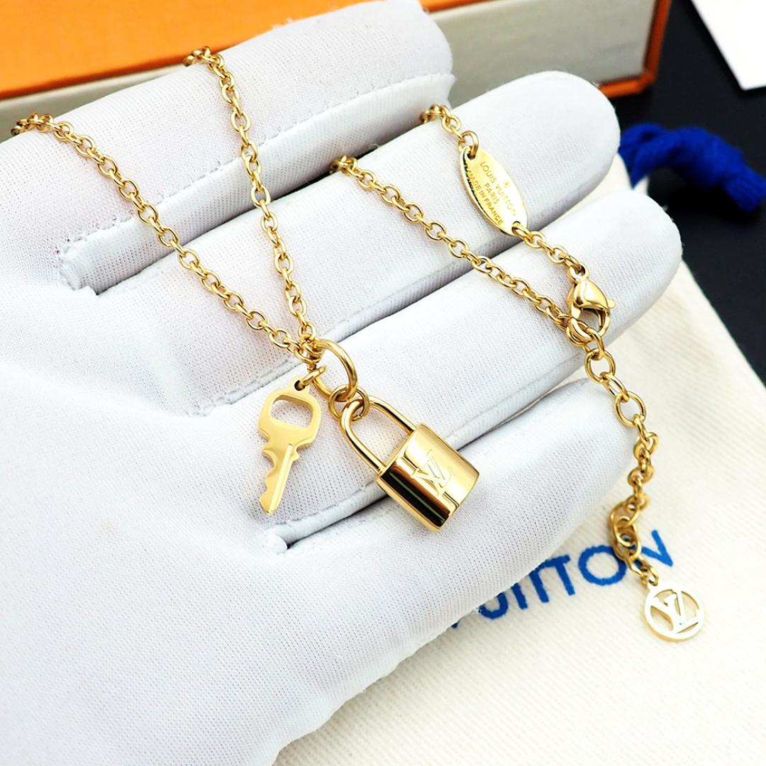 Louis Vuitton LV Iconic Charms Necklace  M02494 - DesignerGu