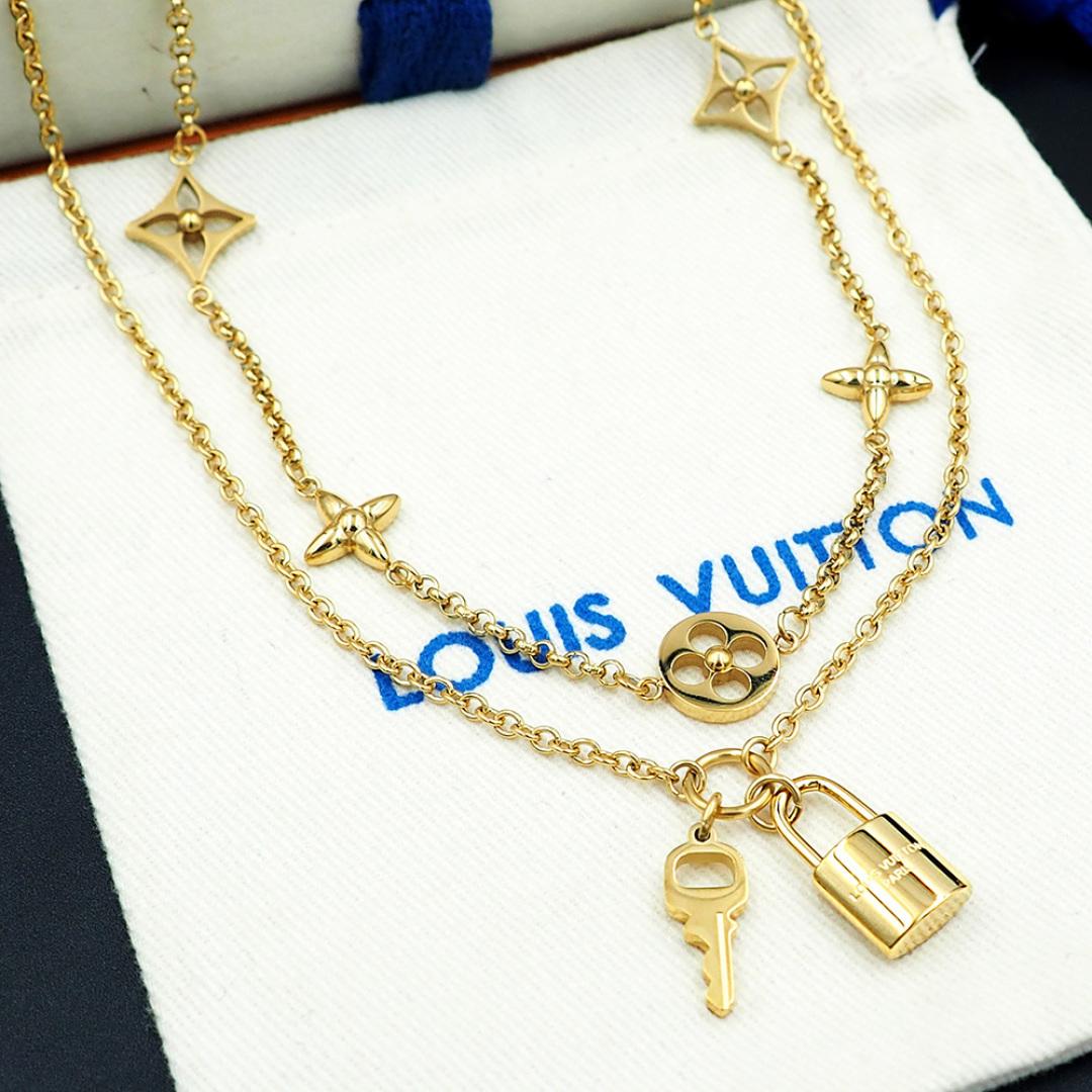 Louis Vuitton LV Iconic Charms Necklace  M02494 - DesignerGu
