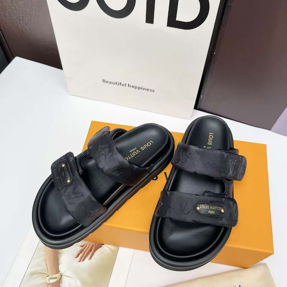 Louis Vuitton Pool Pillow Comfort Mule   1AHNQS - DesignerGu