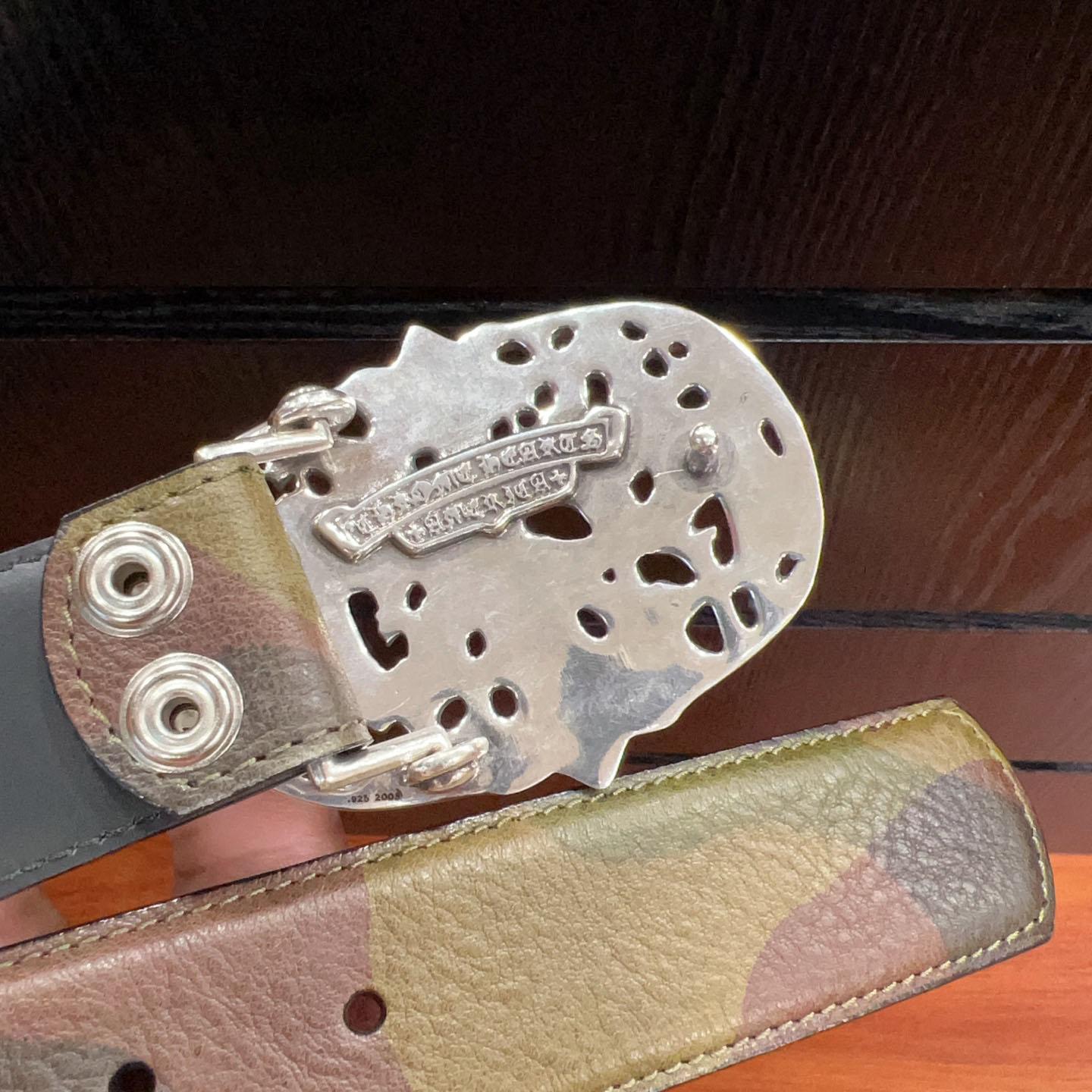 Chrome Hearts Leather Belt   - DesignerGu