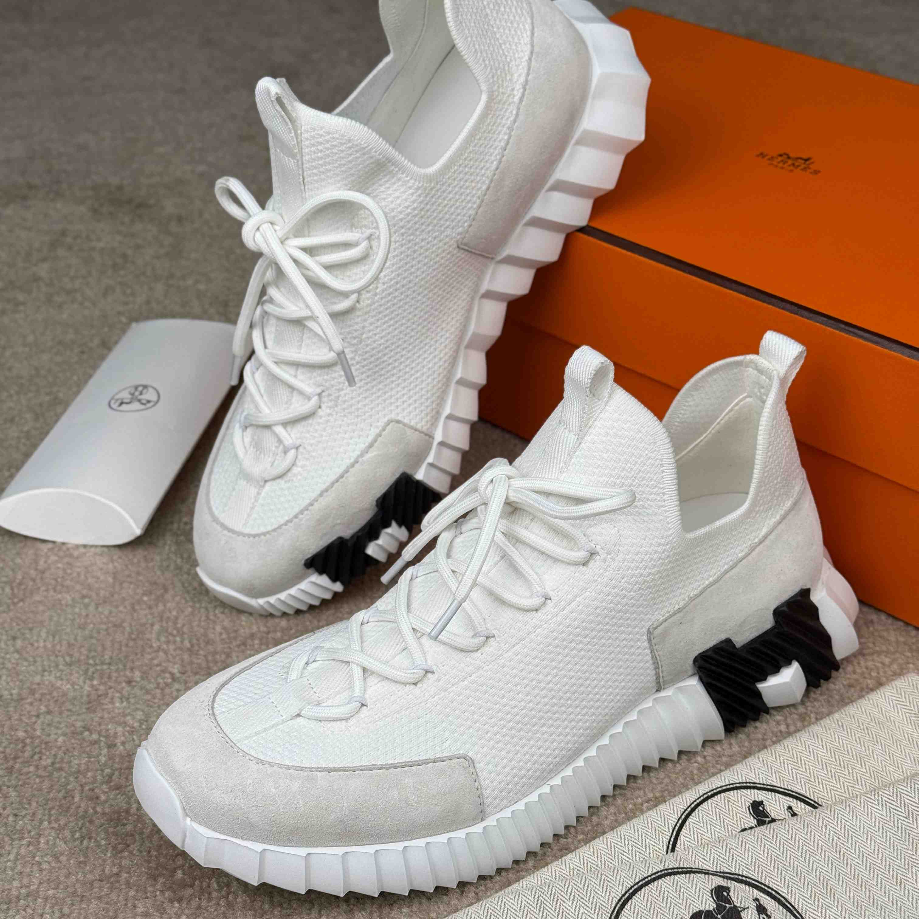 Hermes Lift Slip-On Sneaker - DesignerGu