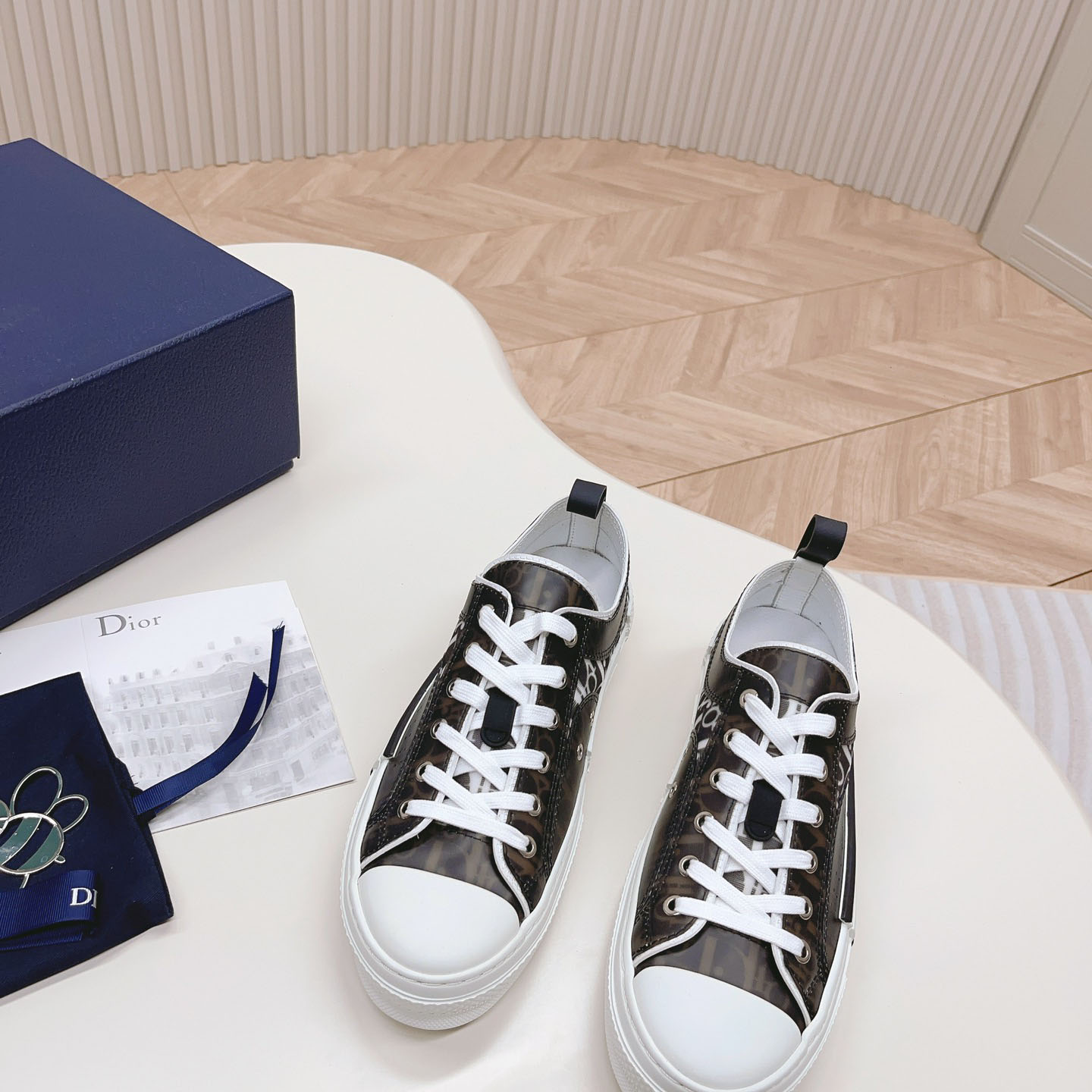 Dior B23 Low 'Dior Oblique - Charcoal' - DesignerGu