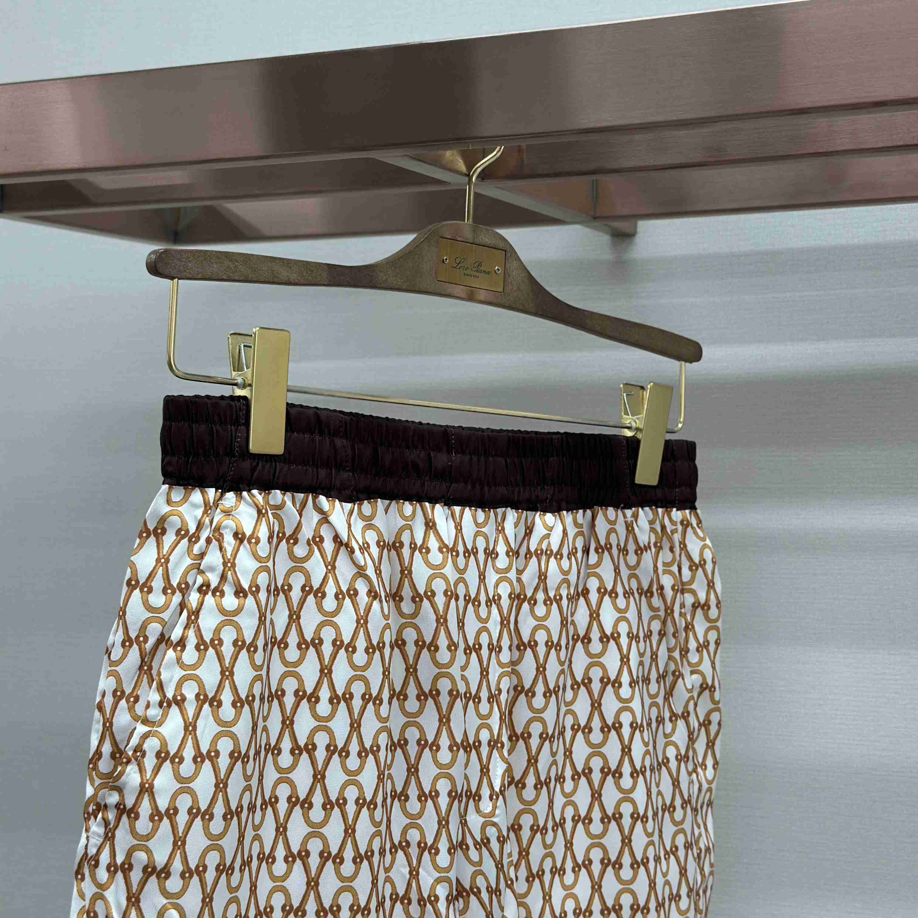 Gucci Printed Silk Twill Shorts - DesignerGu