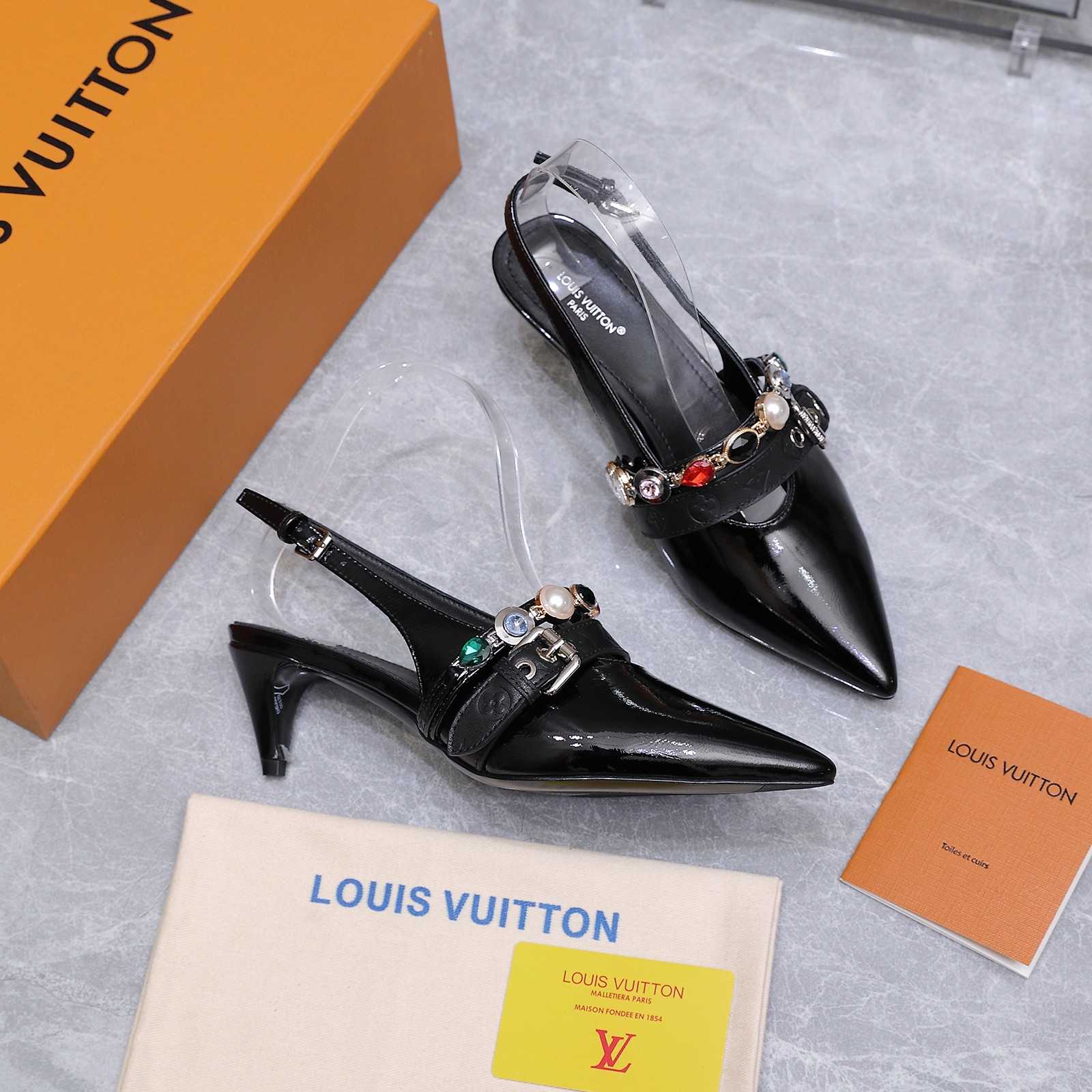 Louis Vuitton LV Vibe Slingback Pump   1AIT25 - DesignerGu