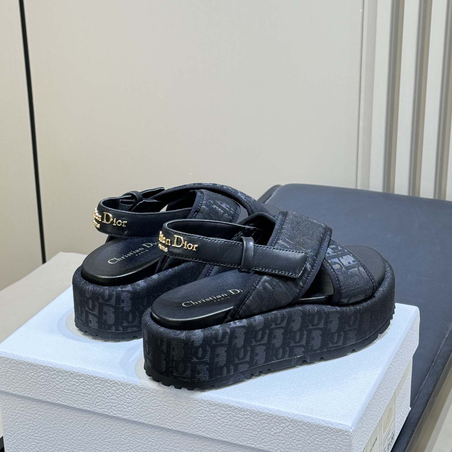 Dior D-Lane Platform Sandal  - DesignerGu