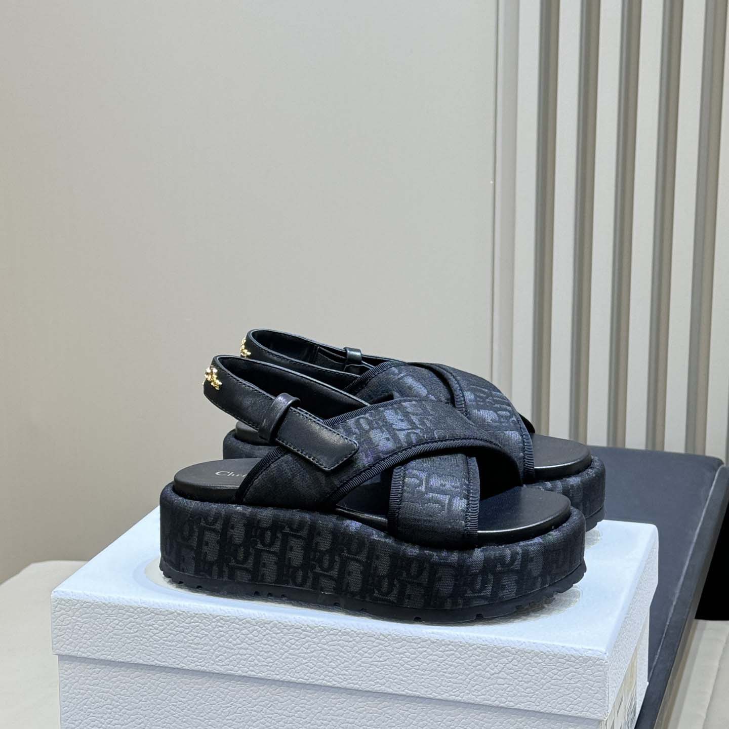 Dior D-Lane Platform Sandal  - DesignerGu