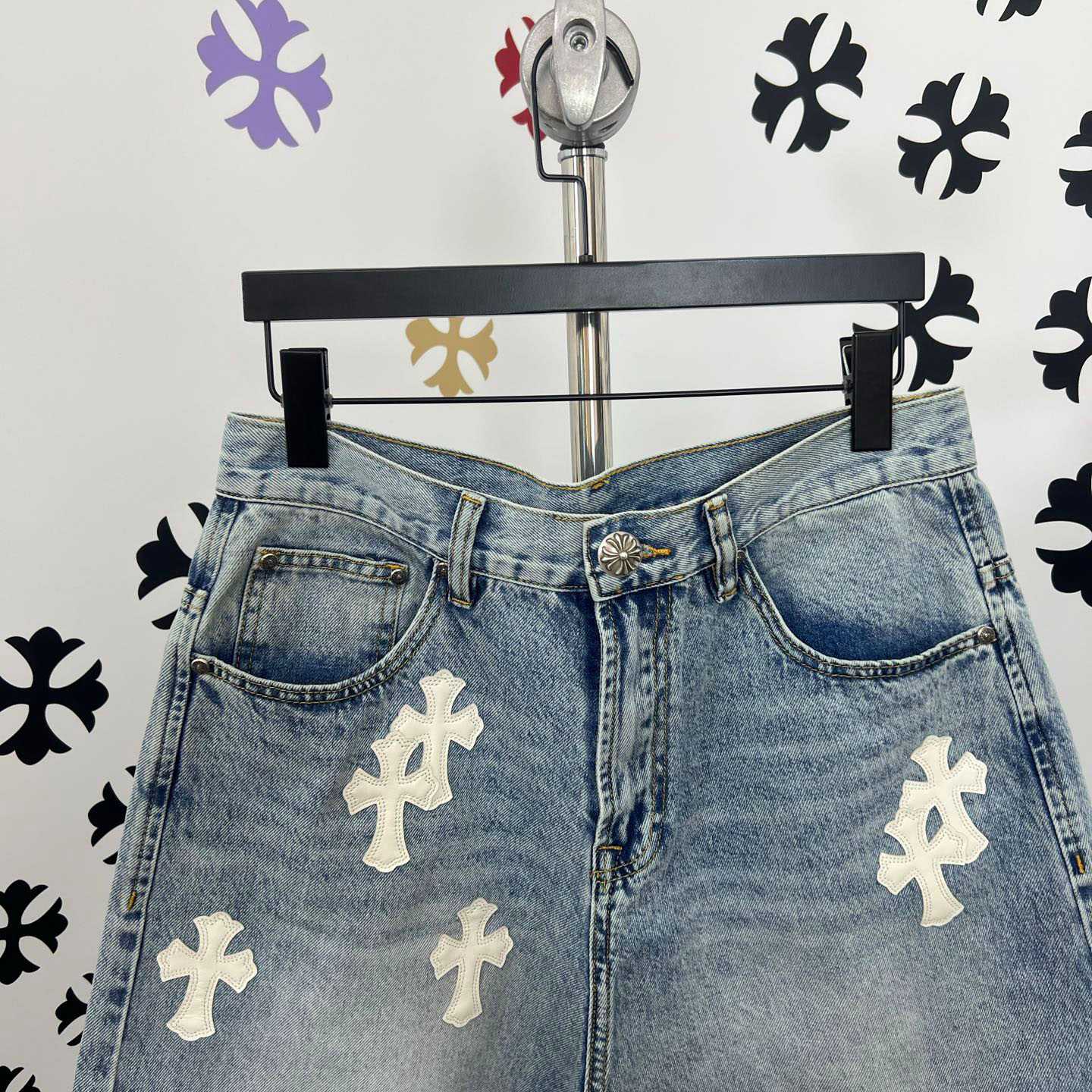 Chrome Hearts Denim Shorts - DesignerGu