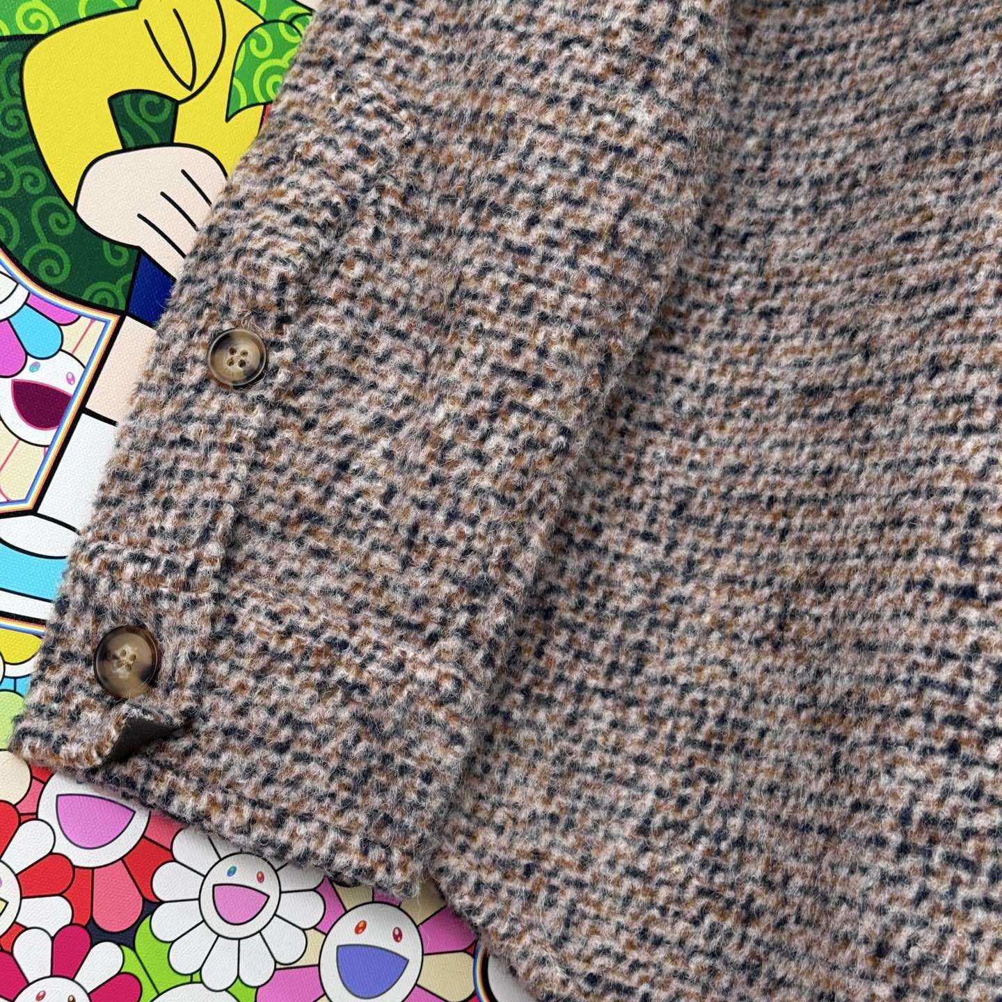 Loewe Overshirt In Wool And Llama Blend - DesignerGu