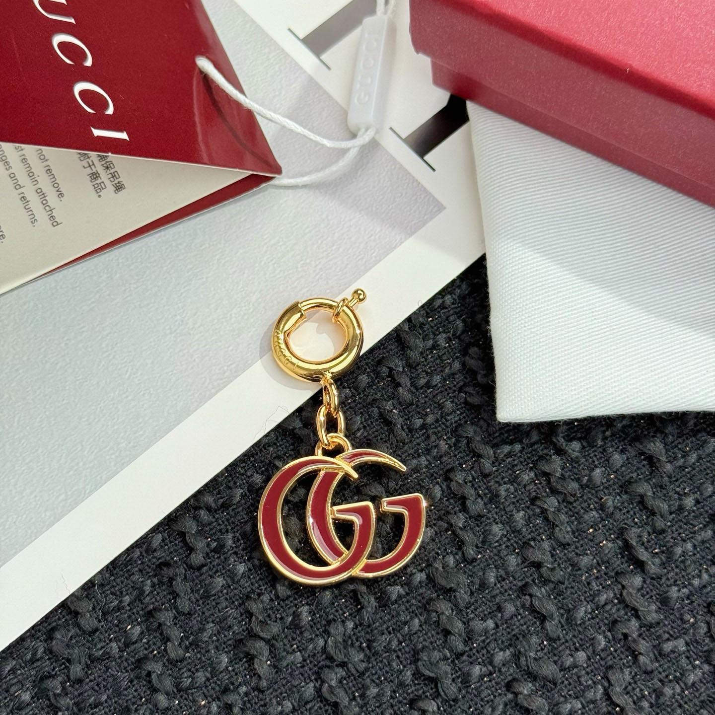Gucci Double G Bag Charm - DesignerGu