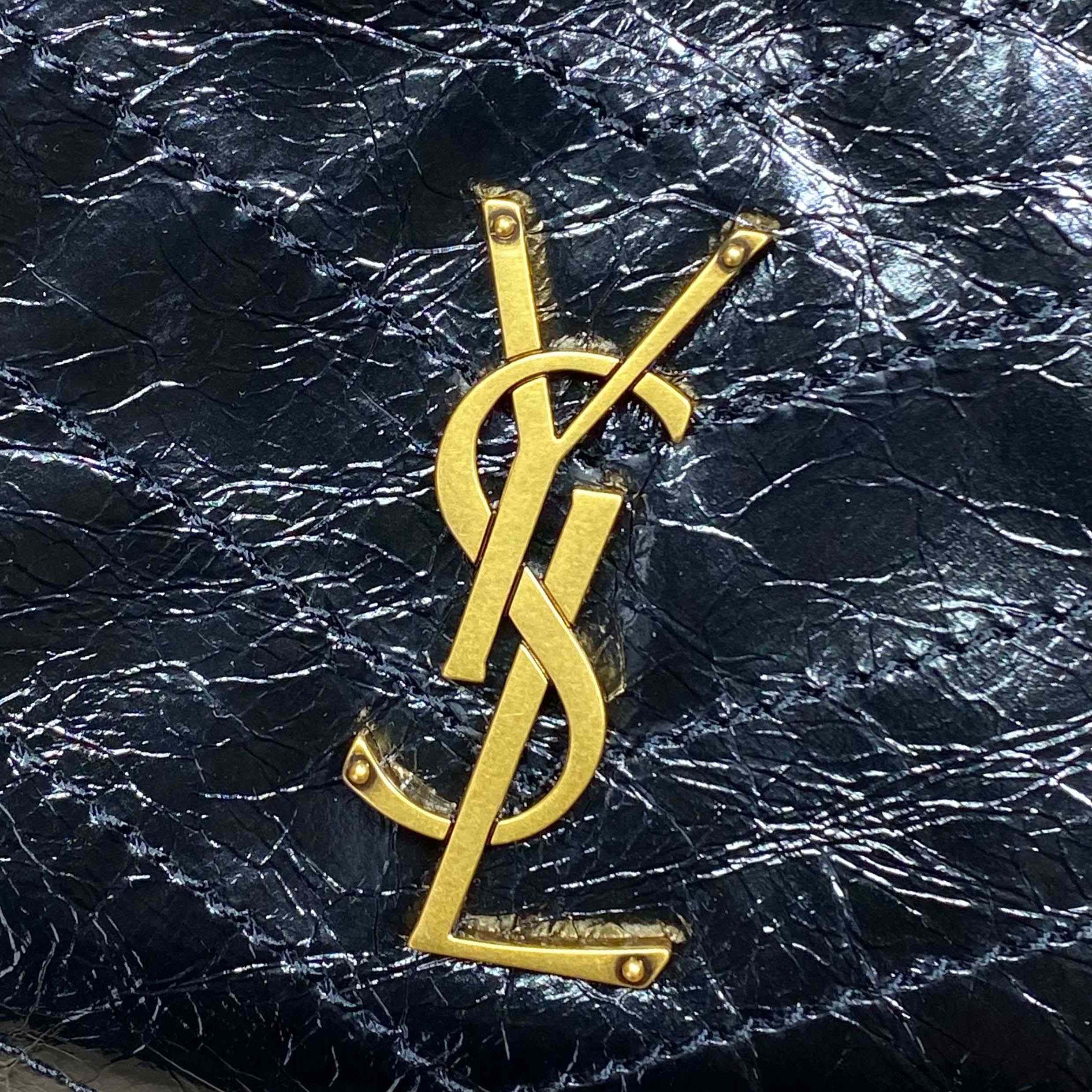 Saint Laurent Nini Shopping In Vintage Leather - DesignerGu