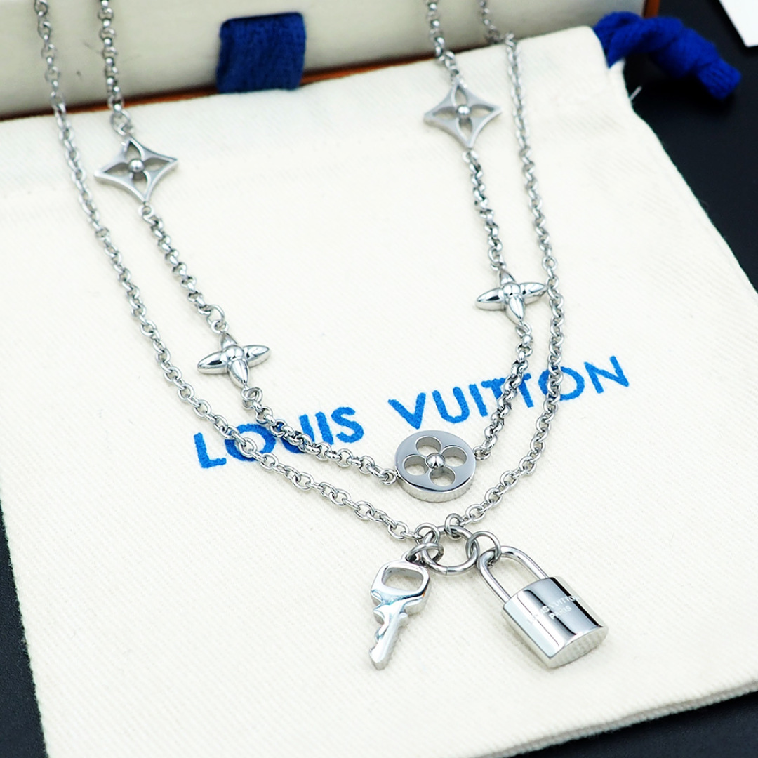 Louis Vuitton LV Iconic Charms Necklace  M02494 - DesignerGu